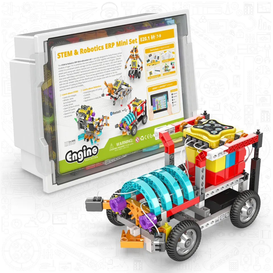 Engino ERP Mini set robotica 40 modele programabil 7-9 ani