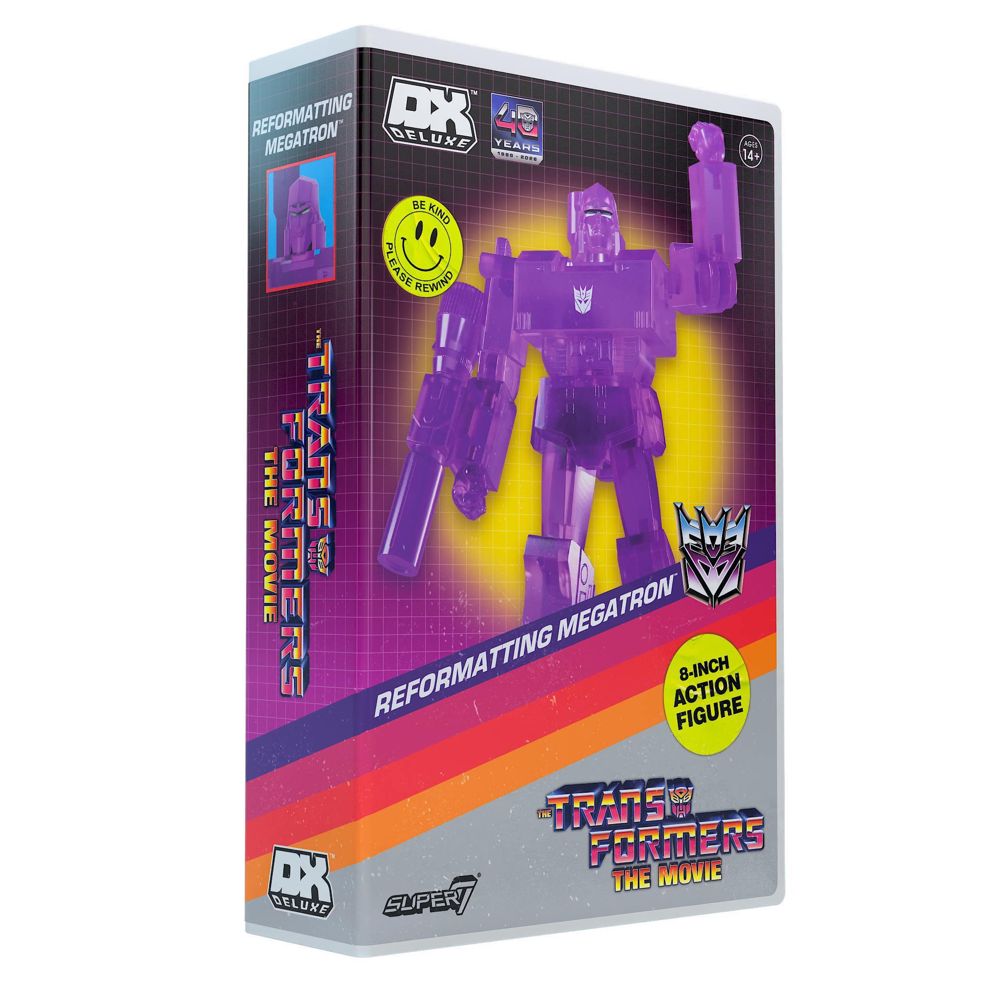 Super7 Transformers Megatron figurina mov 20 cm Deluxe