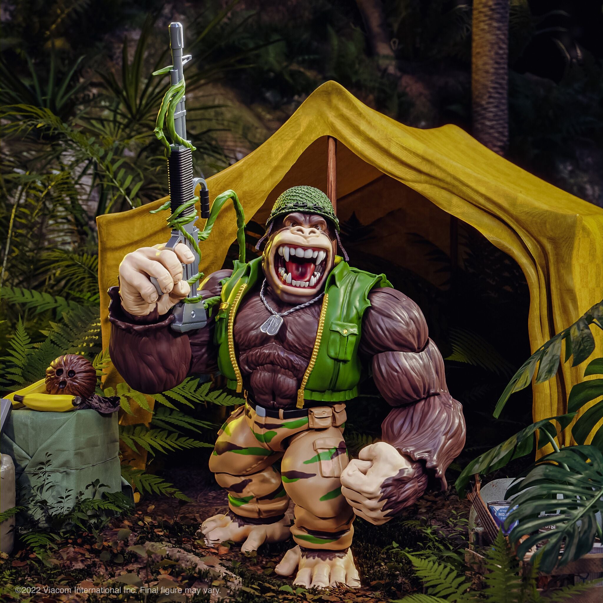 Super7 TMNT Ultimates W7 Guerrilla Gorilla figurina