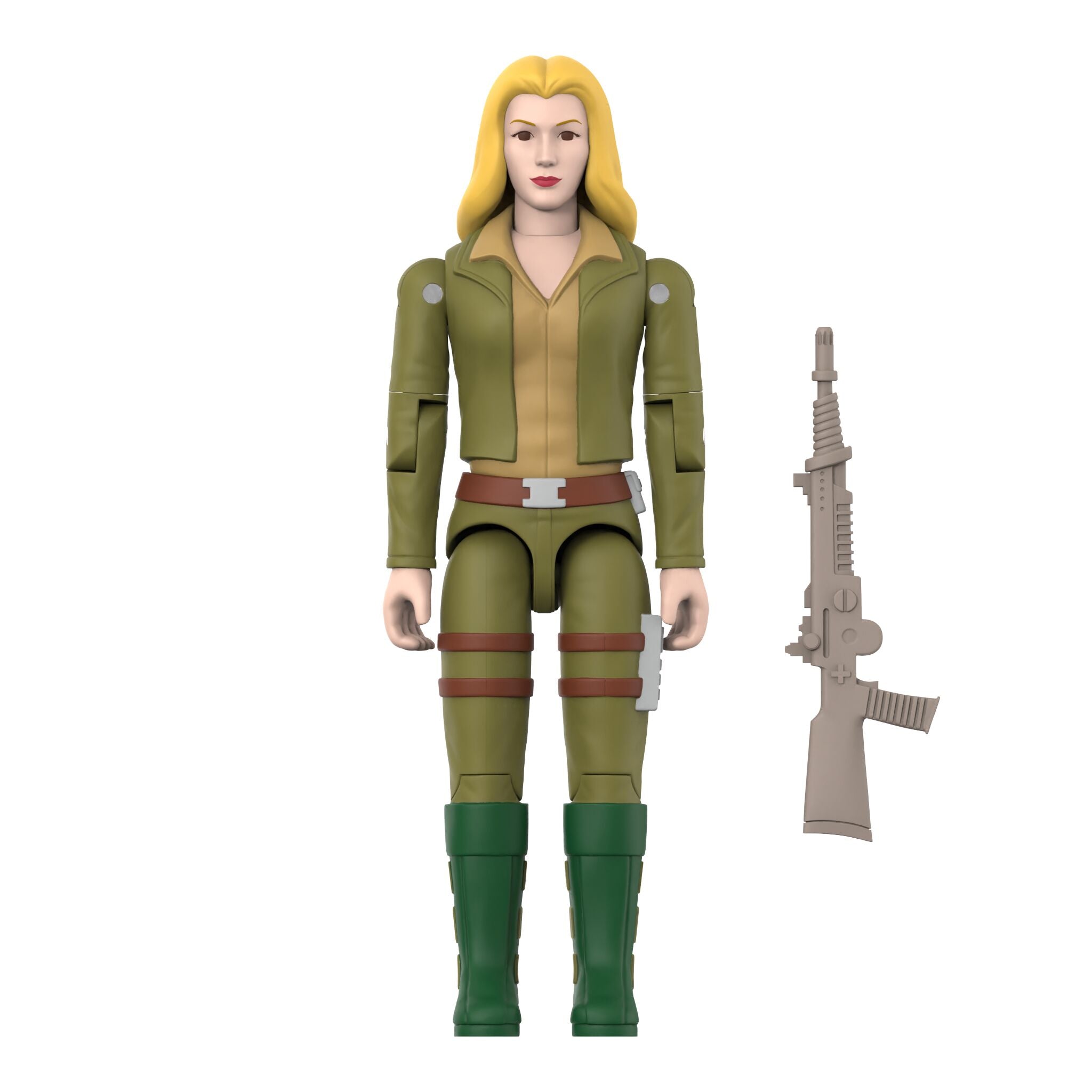 Super7 G.I. Joe ReAction+ Wave 01 figurină Cover Girl blondă