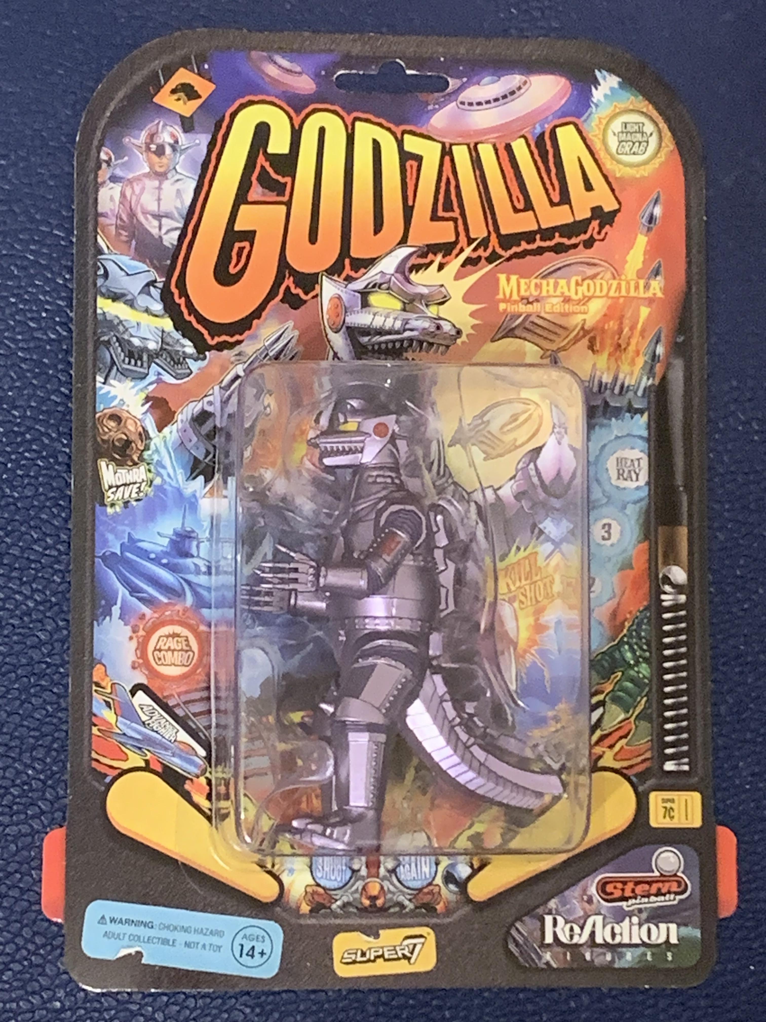 Super7 ReAction Mechagodzilla 74 figurina 9,5 cm metalic