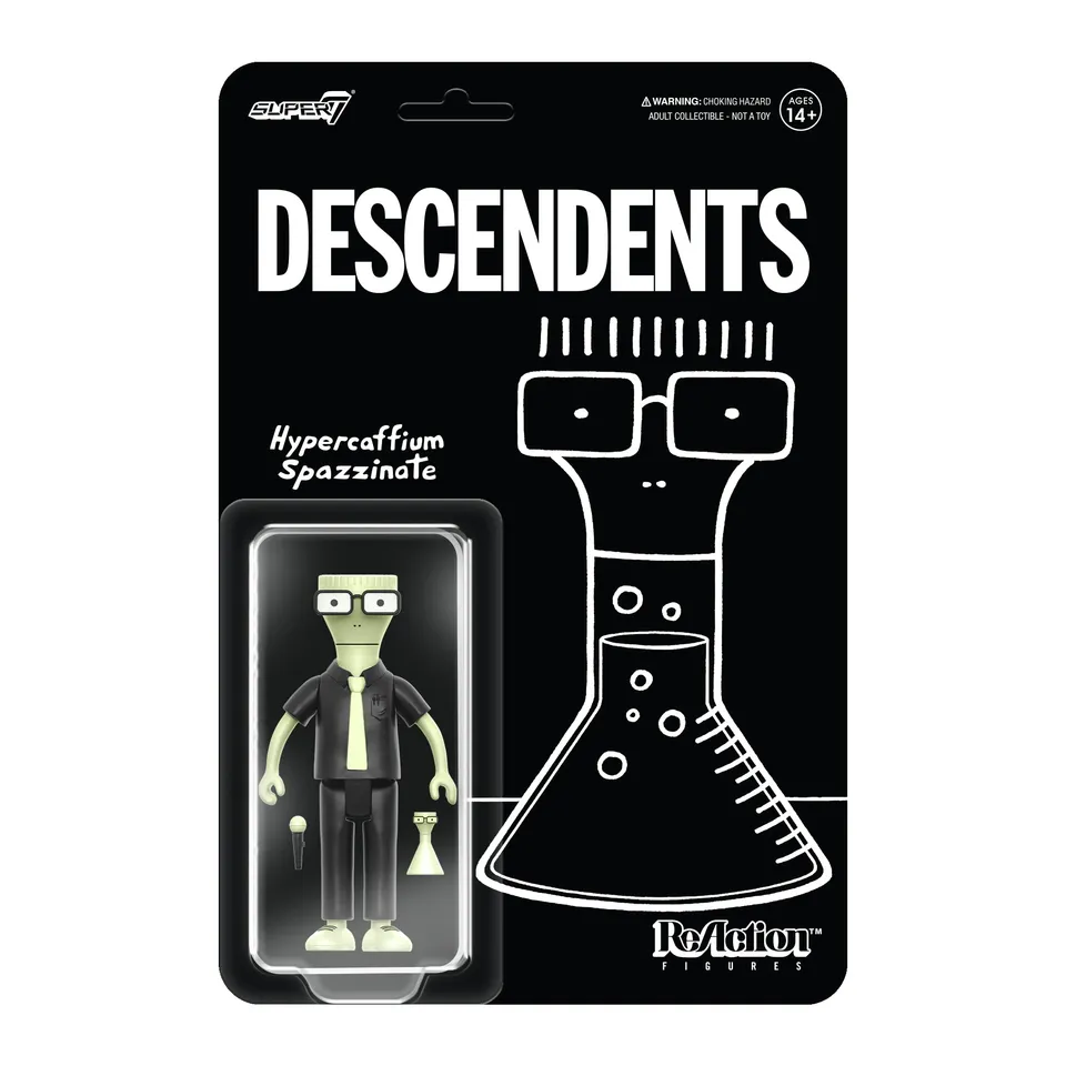 Super7 Descendents ReAction Milo figurina fosforescenta