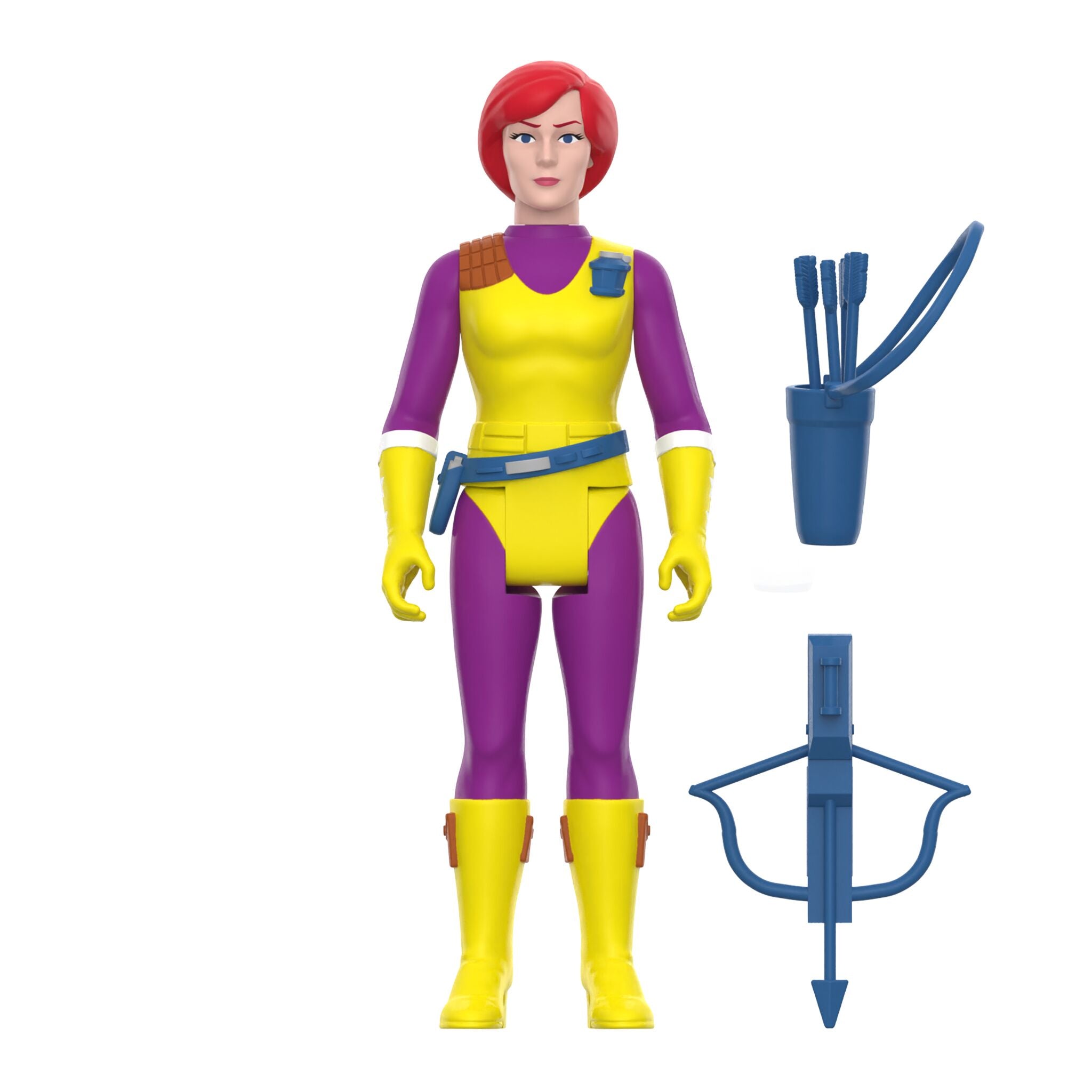 Super7 G.I. Joe ReAction Scarlett DIC Purple figurină 9,5 cm