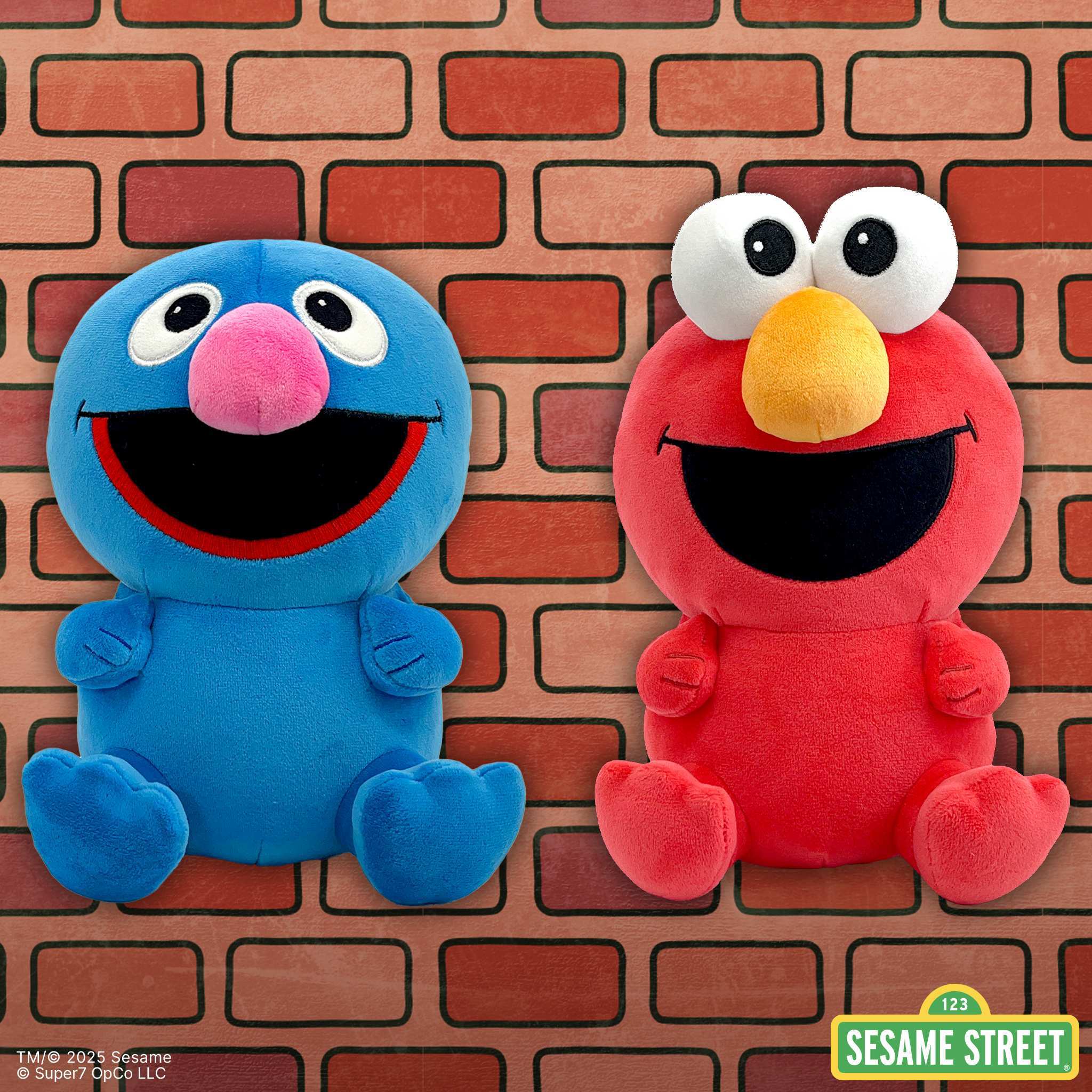 Super7 Super Duper Plush Elmo plus 20 cm moale