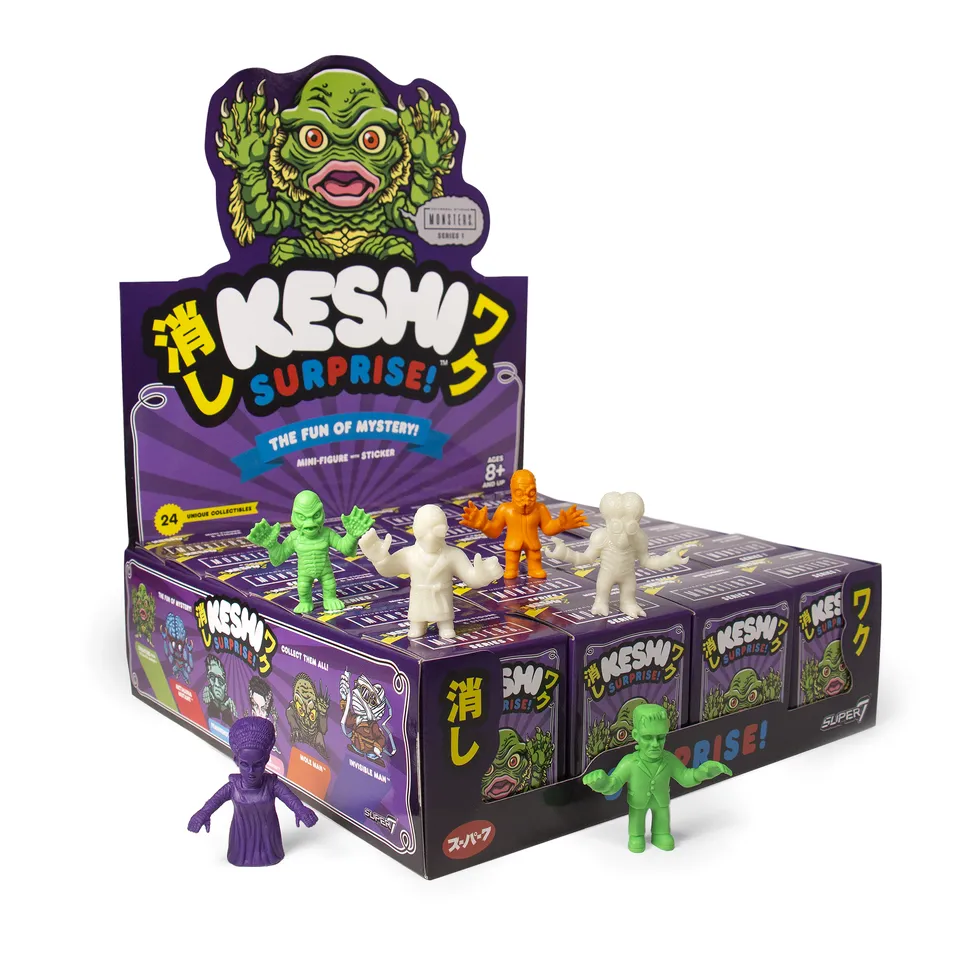 Super7 Keshi Surprise Universal Monsters cutie oarbă set 24