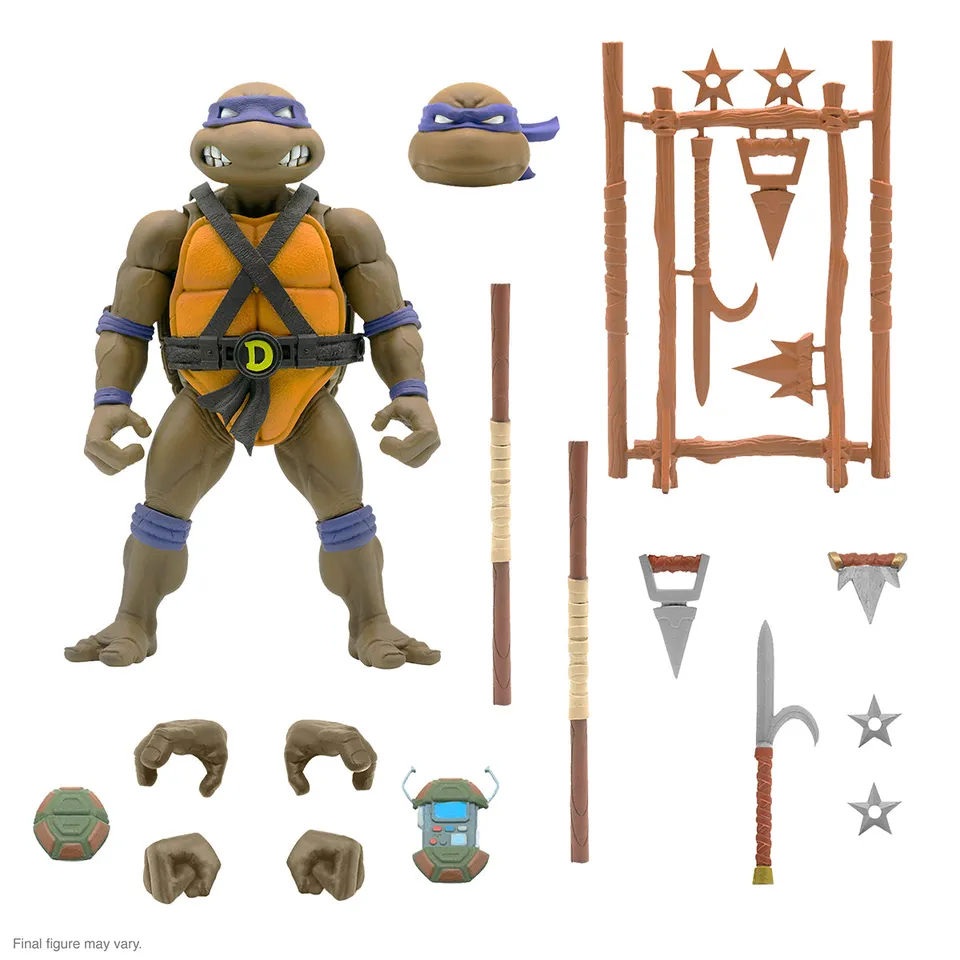 Super7 TMNT Ultimates Donatello figurina 18 cm cu accesorii