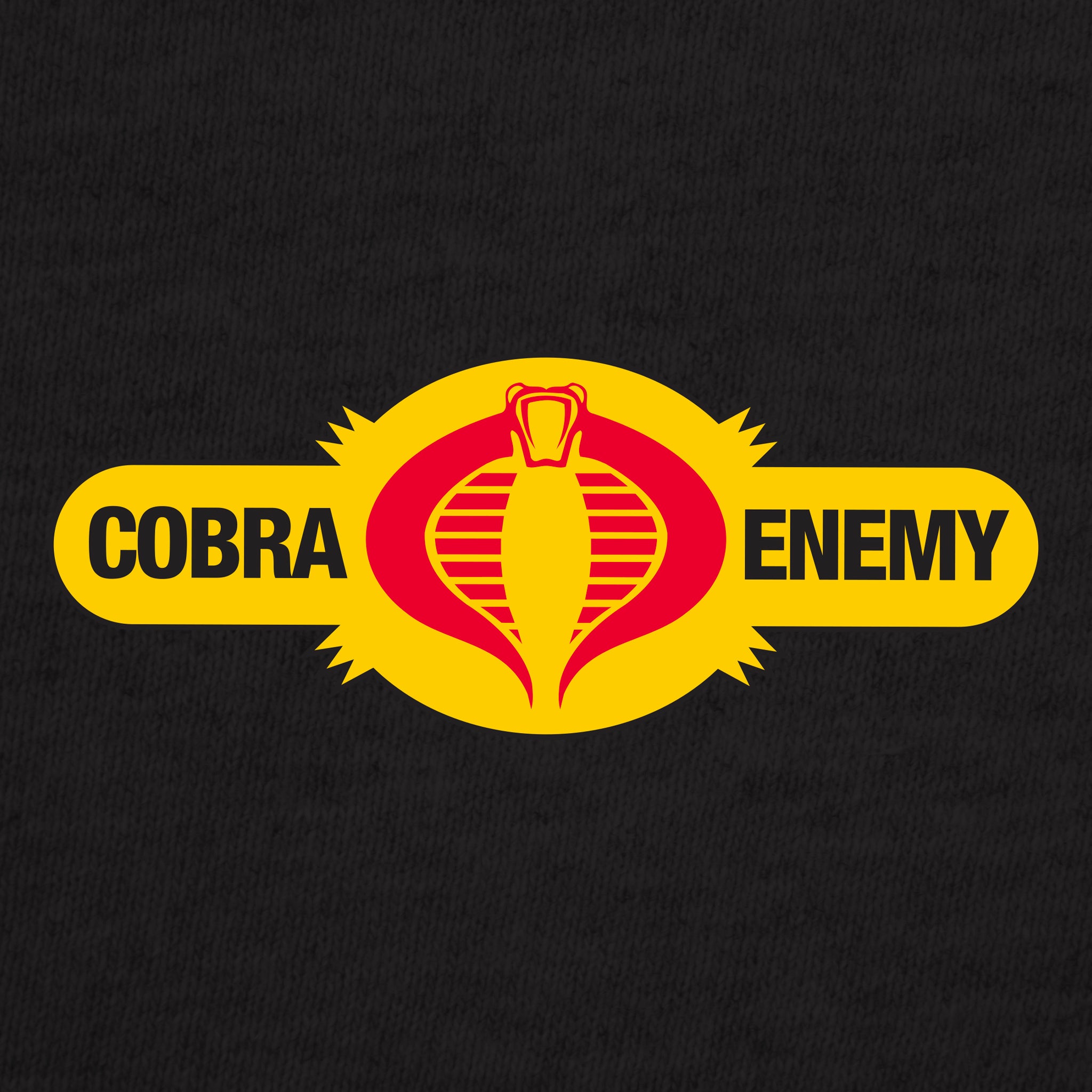 Super7 G.I. Joe Cobra Enemy tricou negru bumbac