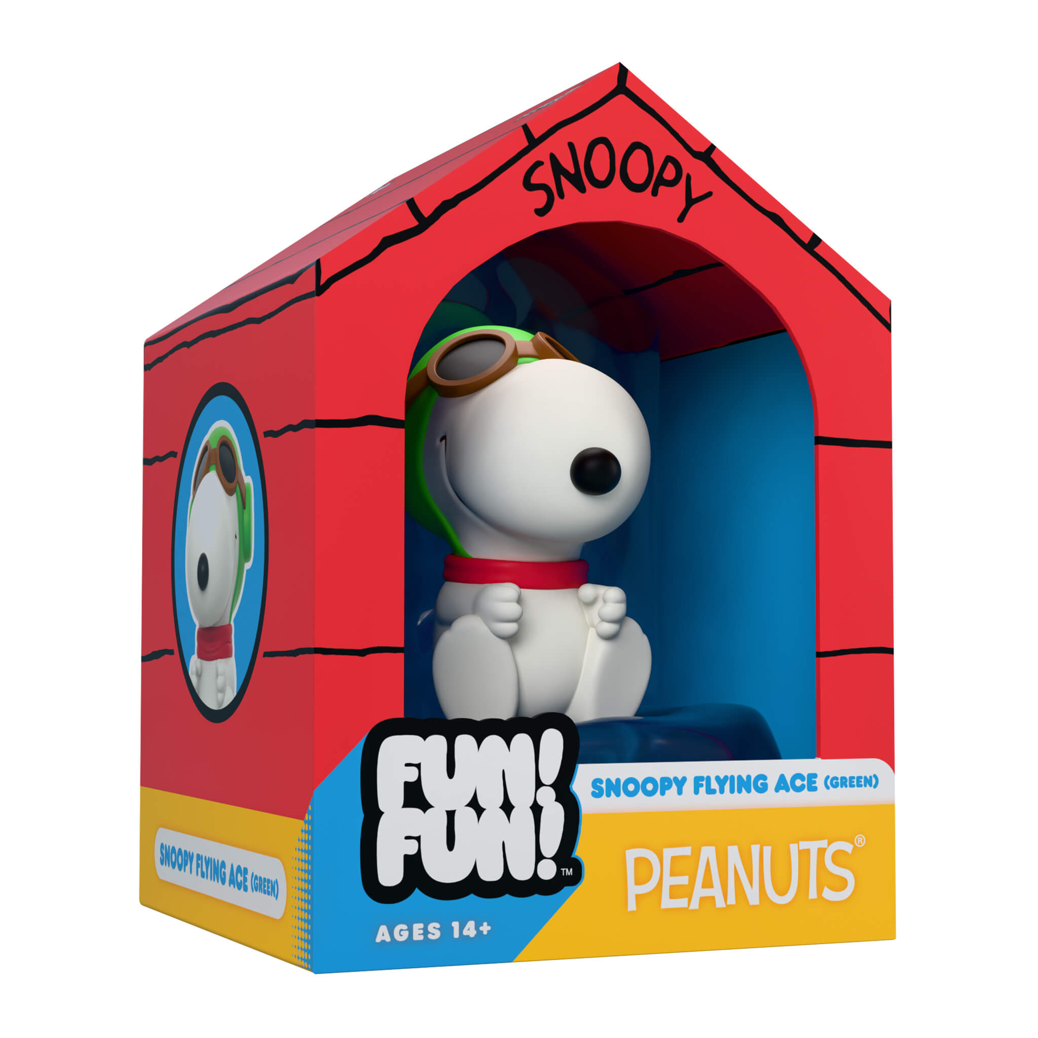 Super7 Peanuts Snoopy figurina palarie verde