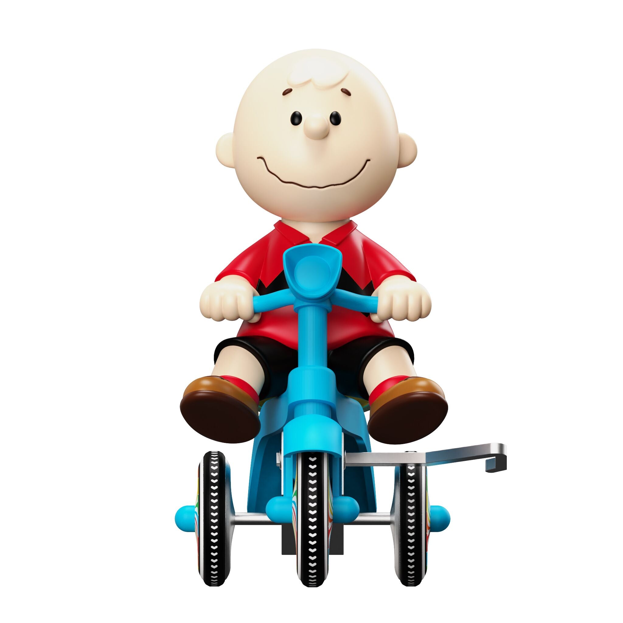Super7 Peanuts Charlie Brown Super Cycles Tricicleta 13cm