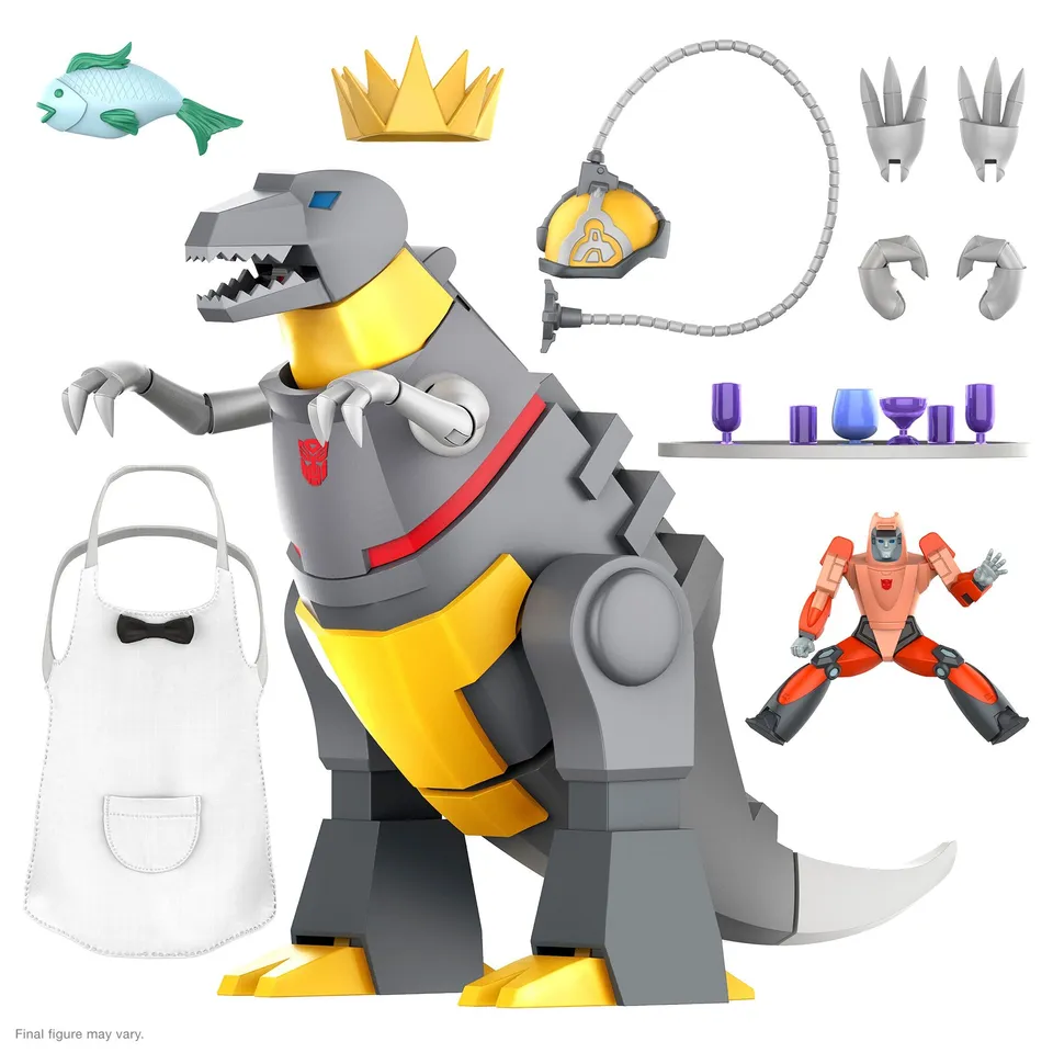 Super7 Transformers Ultimates Grimlock figurina dino 23 cm