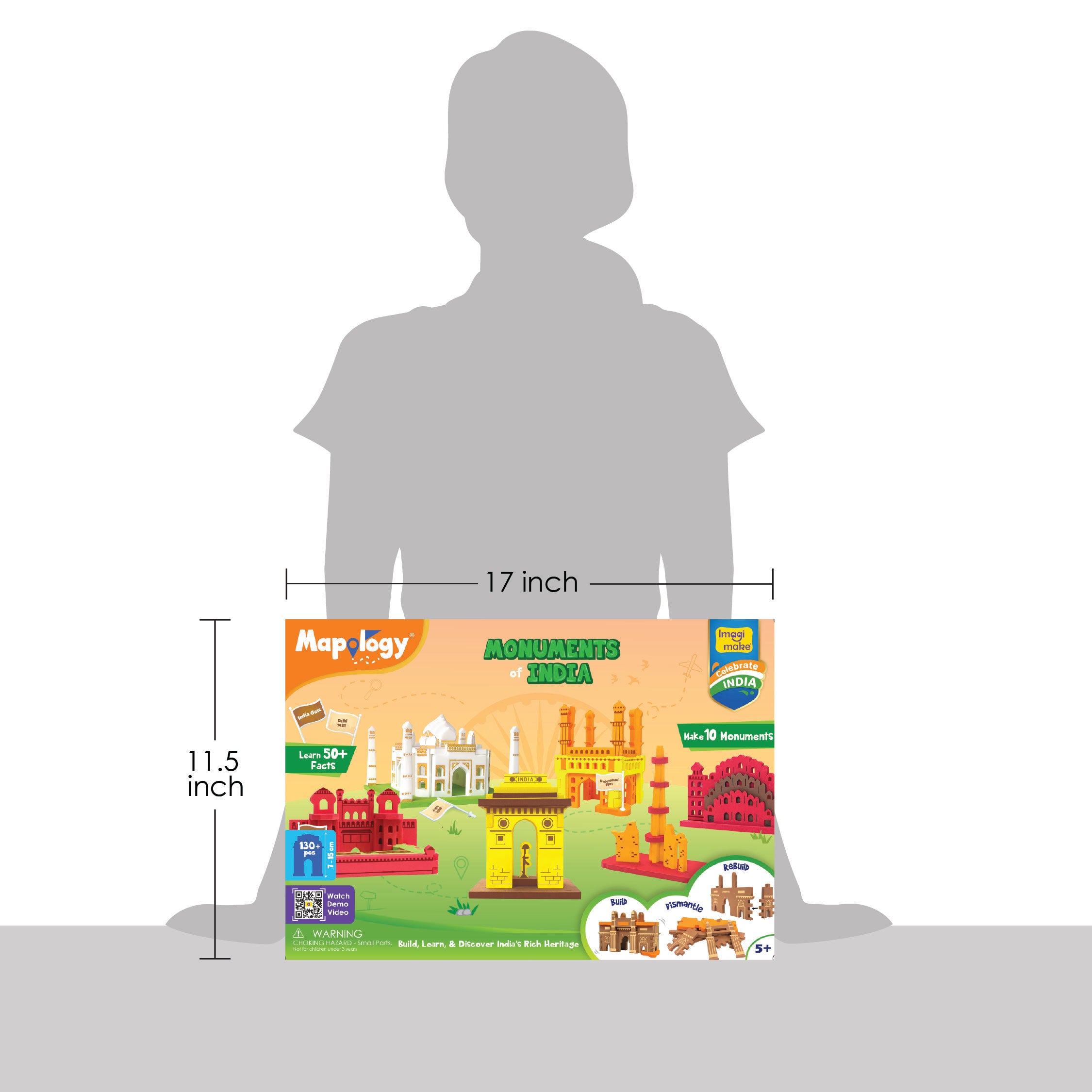 Imagimake Mapology Monuments puzzle 3D 10 monumente