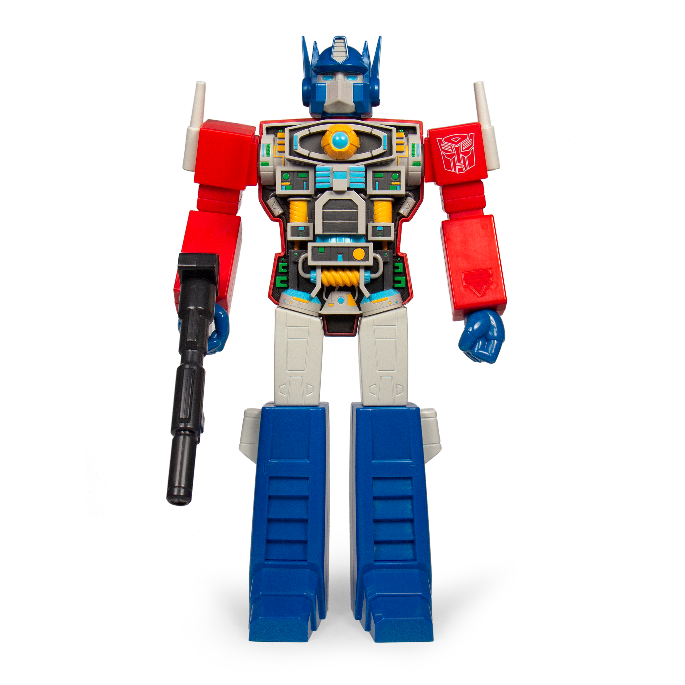 Super7 Transformers Super Cyborg Optimus Prime figura 28 cm G1