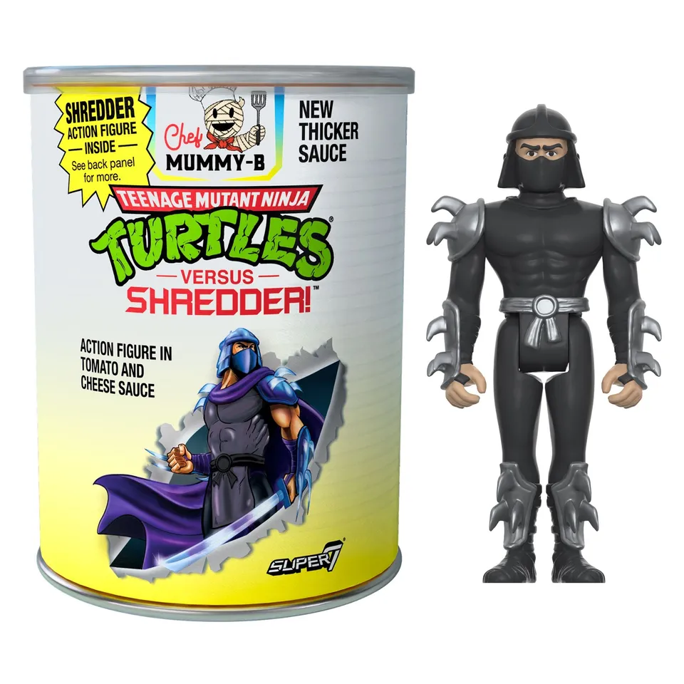 Super7 TMNT Shredder Pasta Can figurina 9.5 cm SDCC