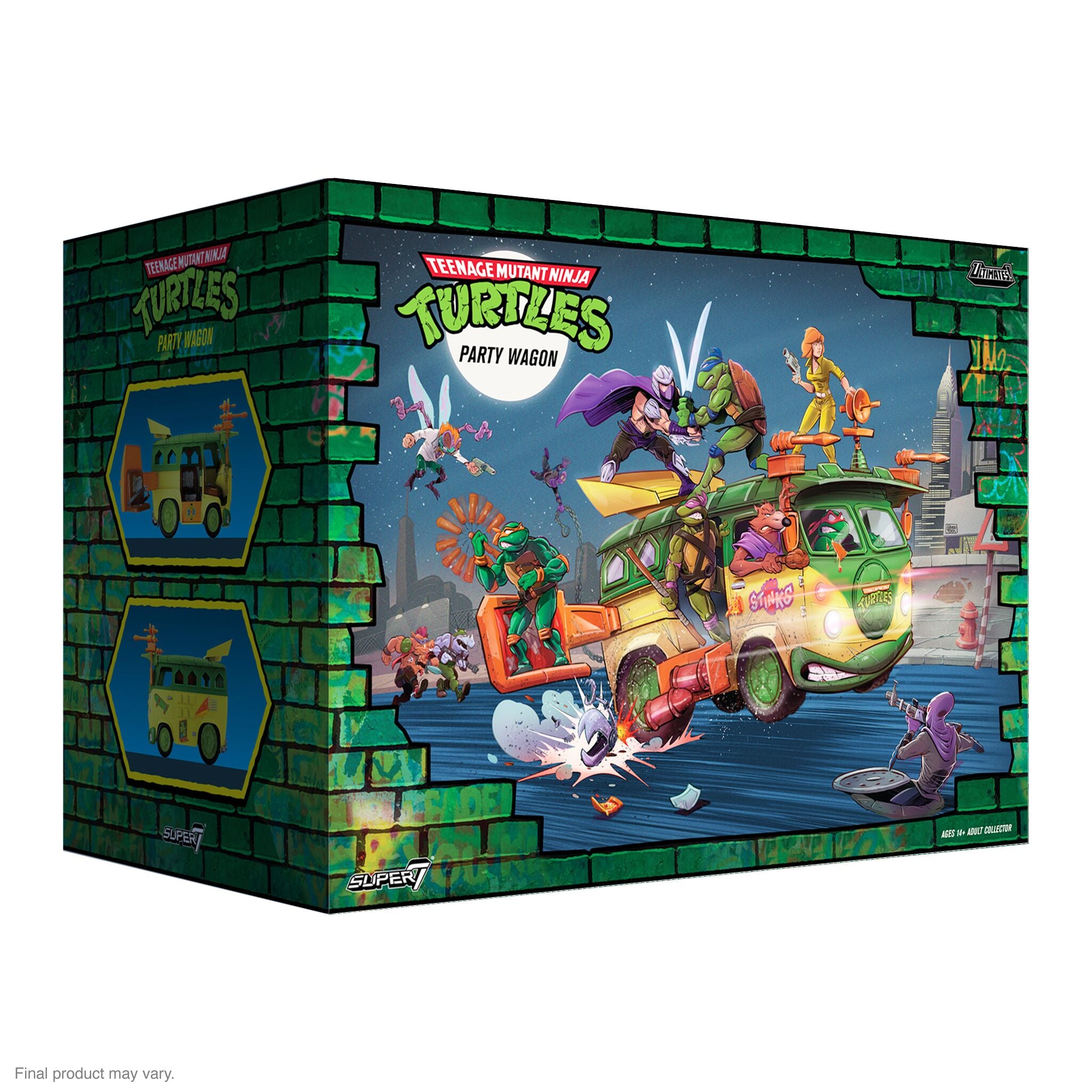 Super7 TMNT ULTIMATES Party Wagon masinuta 51 cm