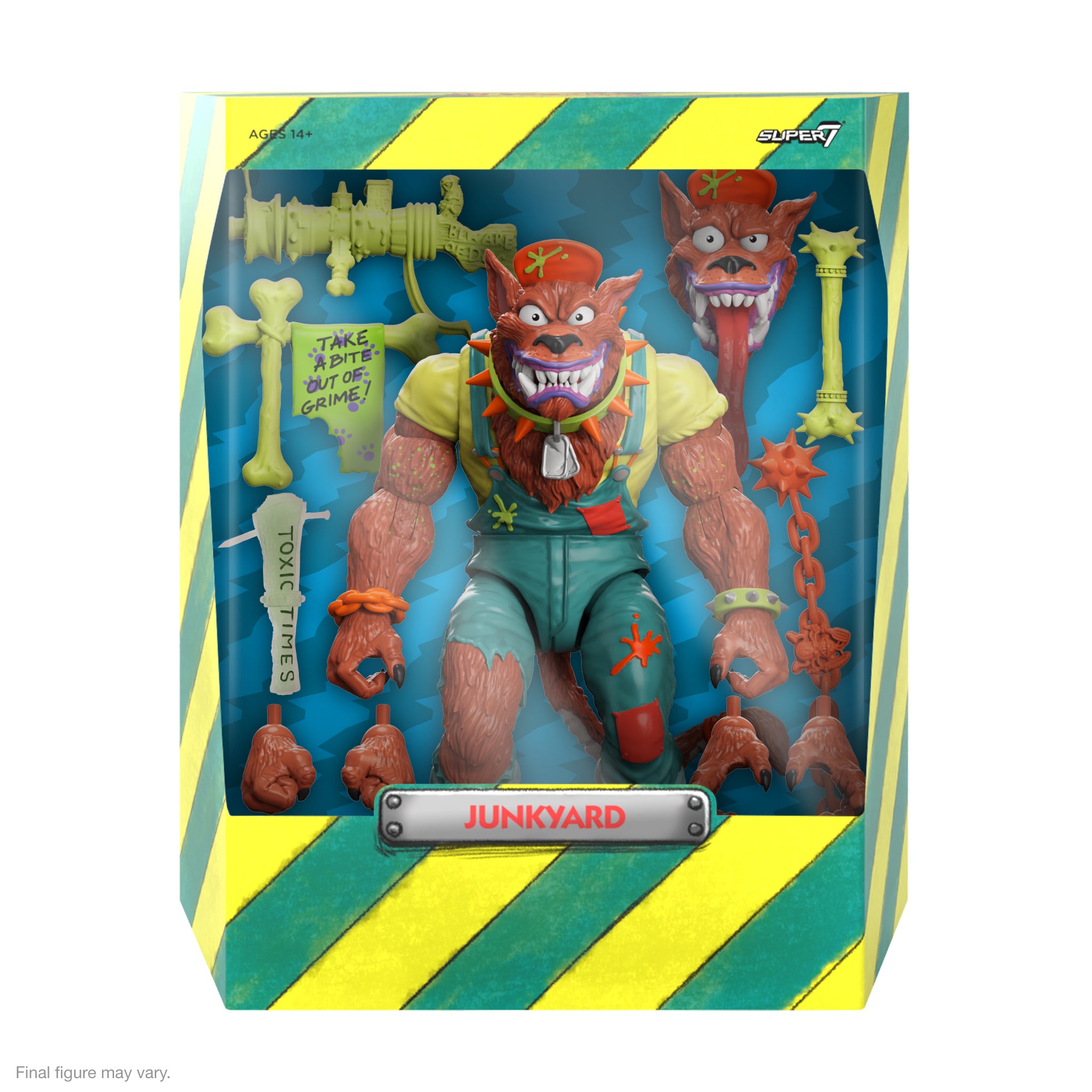 Super7 Toxic Crusaders Junkyard figurină Ultimates 7 inch