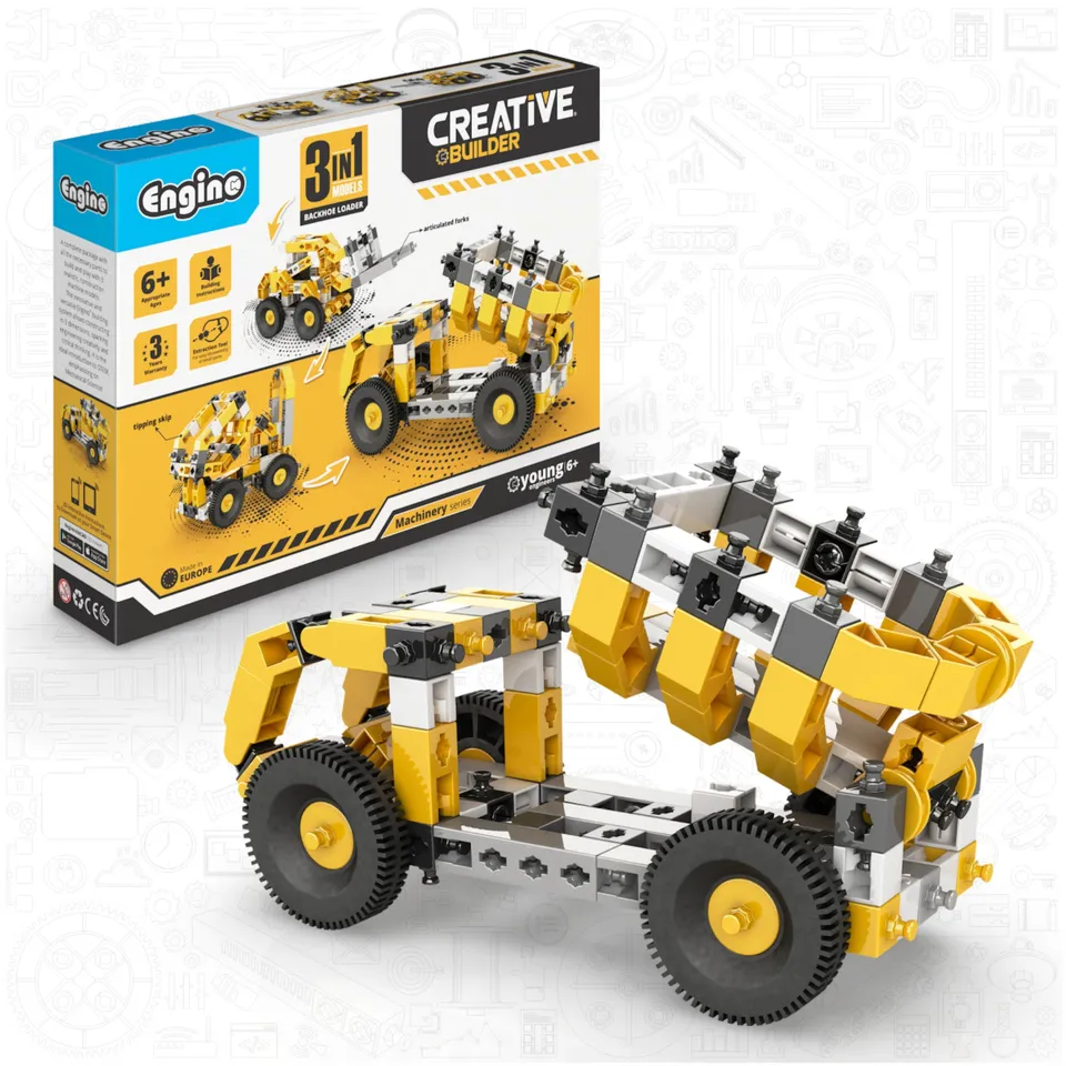 Engino Creative Builder basculantă set construcție 3 modele 6+ ani