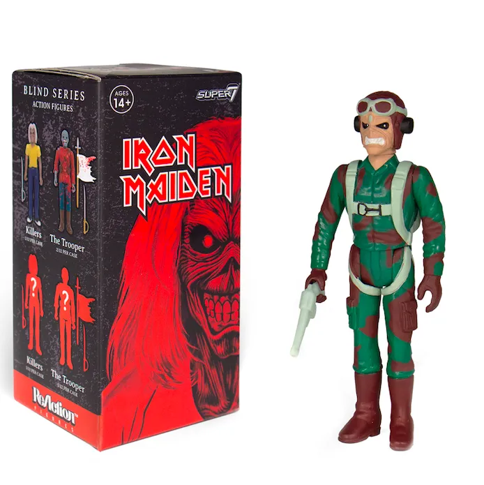 Super7 Iron Maiden ReAction Eddie figurina blind box surpriza