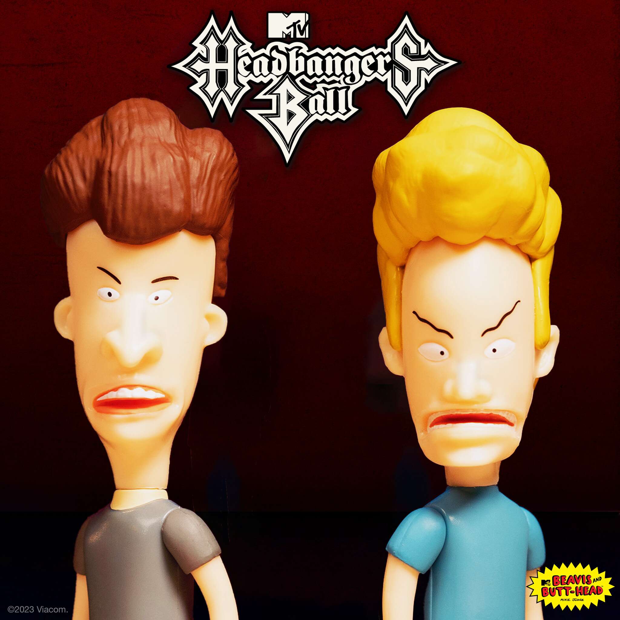 Super7 ReAction Beavis si Butt-head figurine set 2