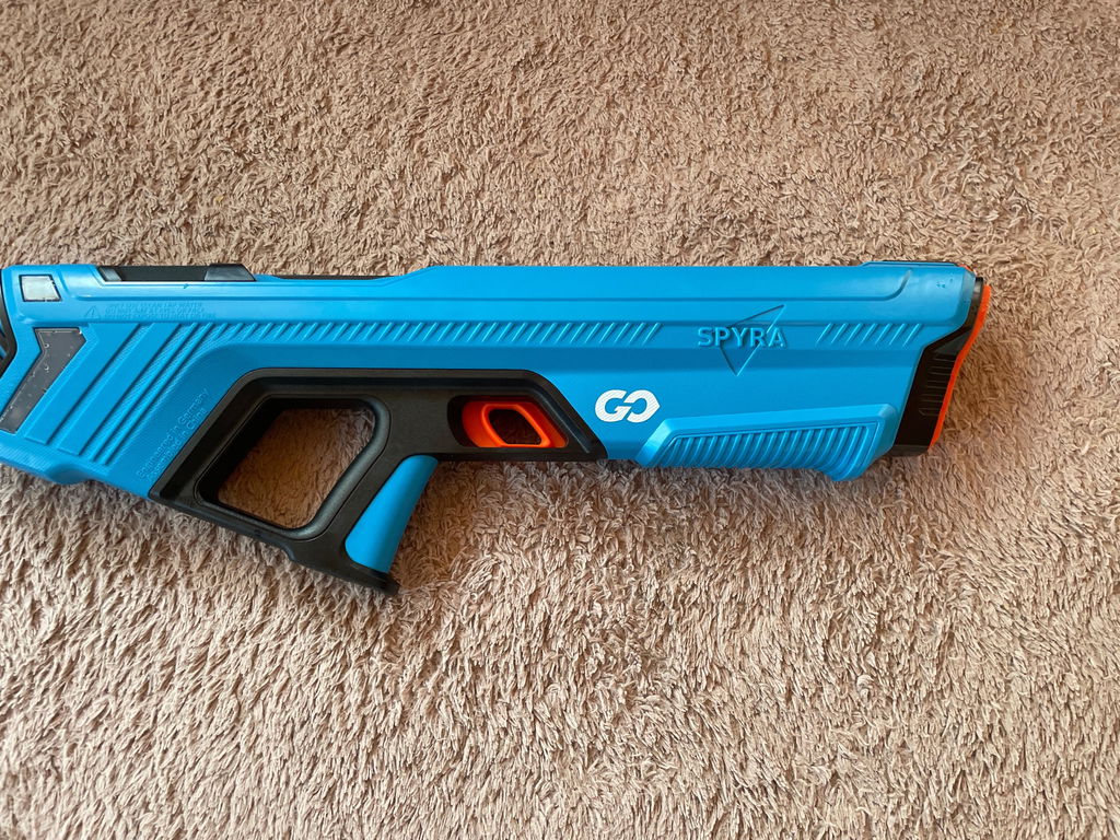 SpyraGO pistol apa compact albastru ploaie usoara