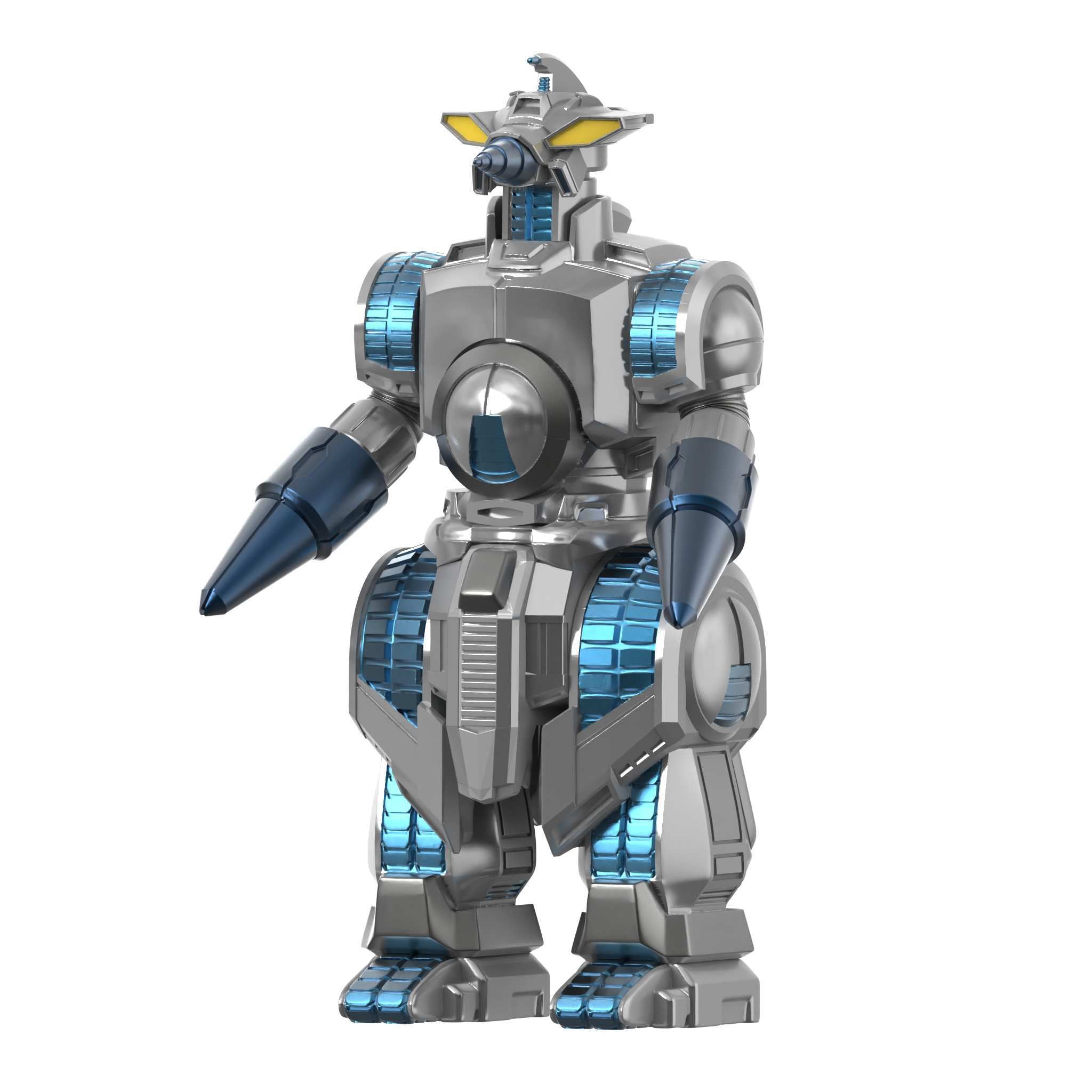 Super7 Toho ReAction Wave 09 figurina M.O.G.U.E.R.A. metalic