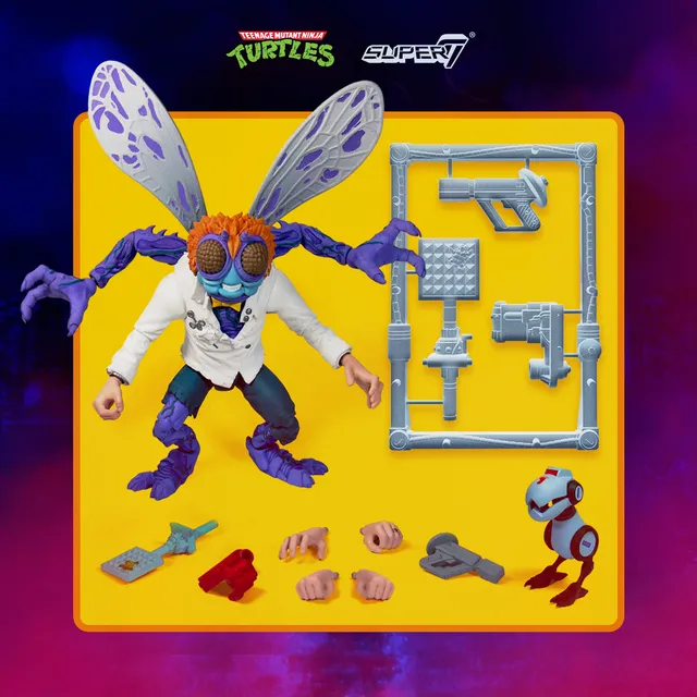 Super7 ULTIMATES TMNT Baxter Stockman V2 figurină 18cm deluxe