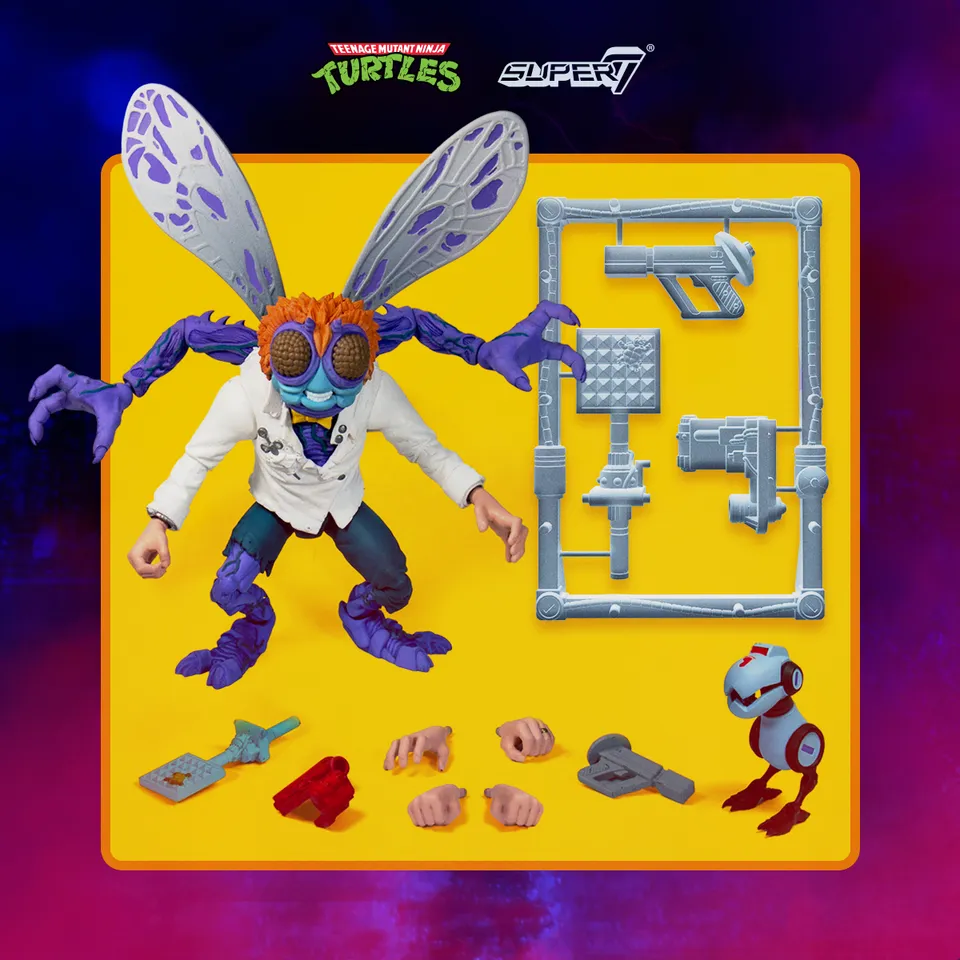 Super7 ULTIMATES TMNT Baxter Stockman V2 figurină 18cm deluxe