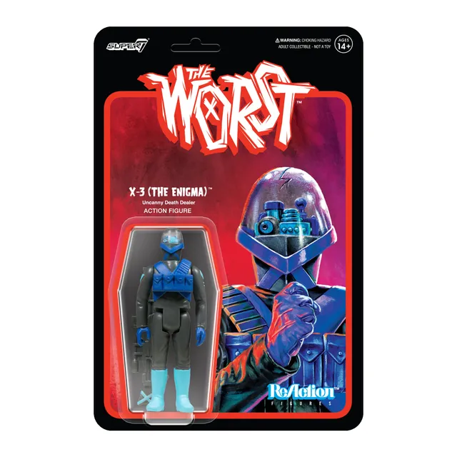 Super7 The Worst ReAction X-3 figurină infrared