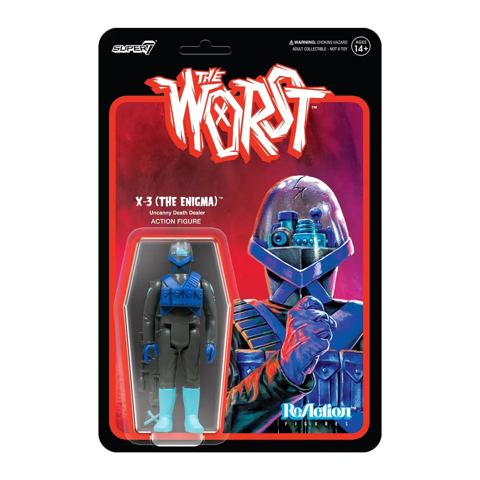 Super7 The Worst ReAction X-3 figurină infrared