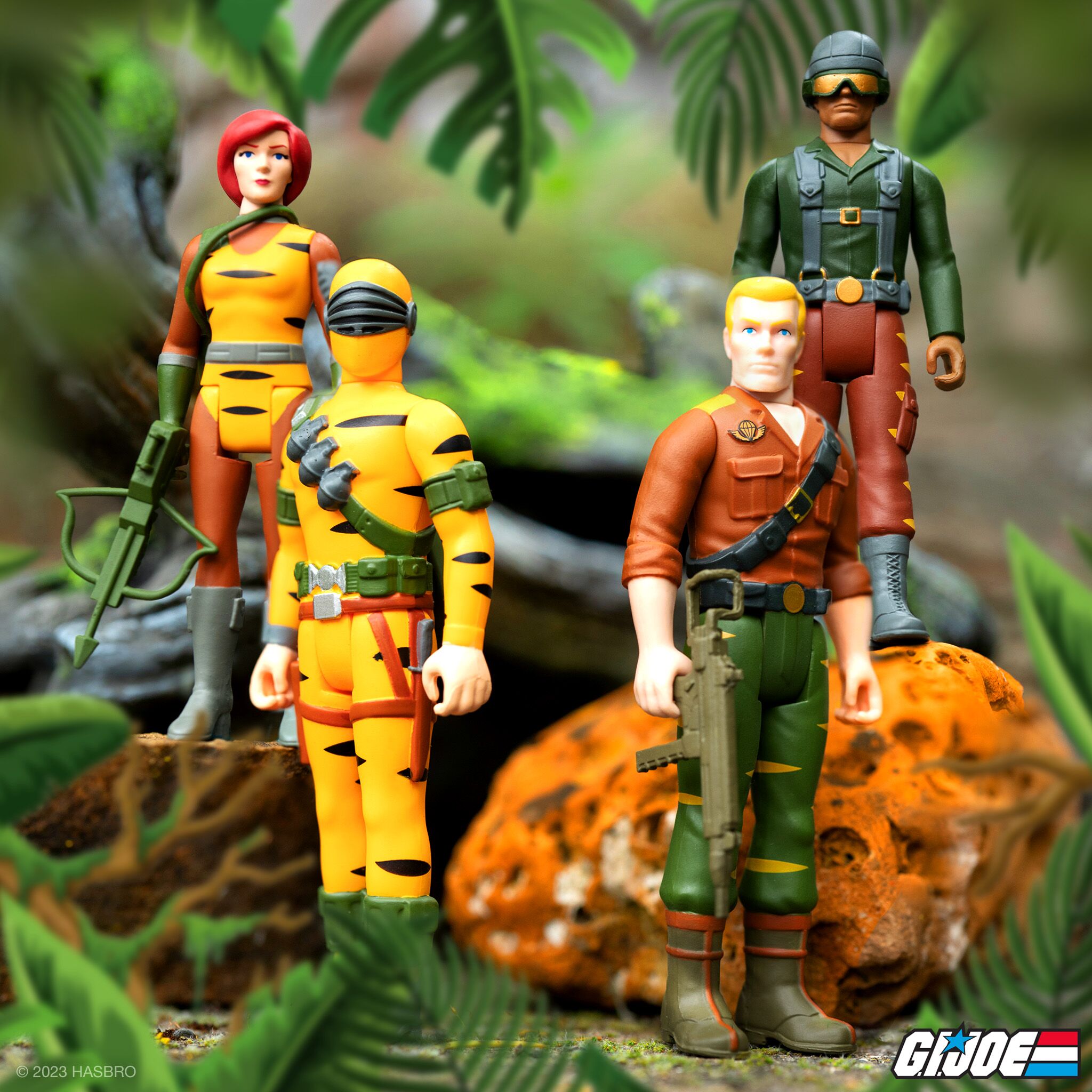 Super7 ReAction G.I. Joe Wave 6 set 8 figurine Tiger Force
