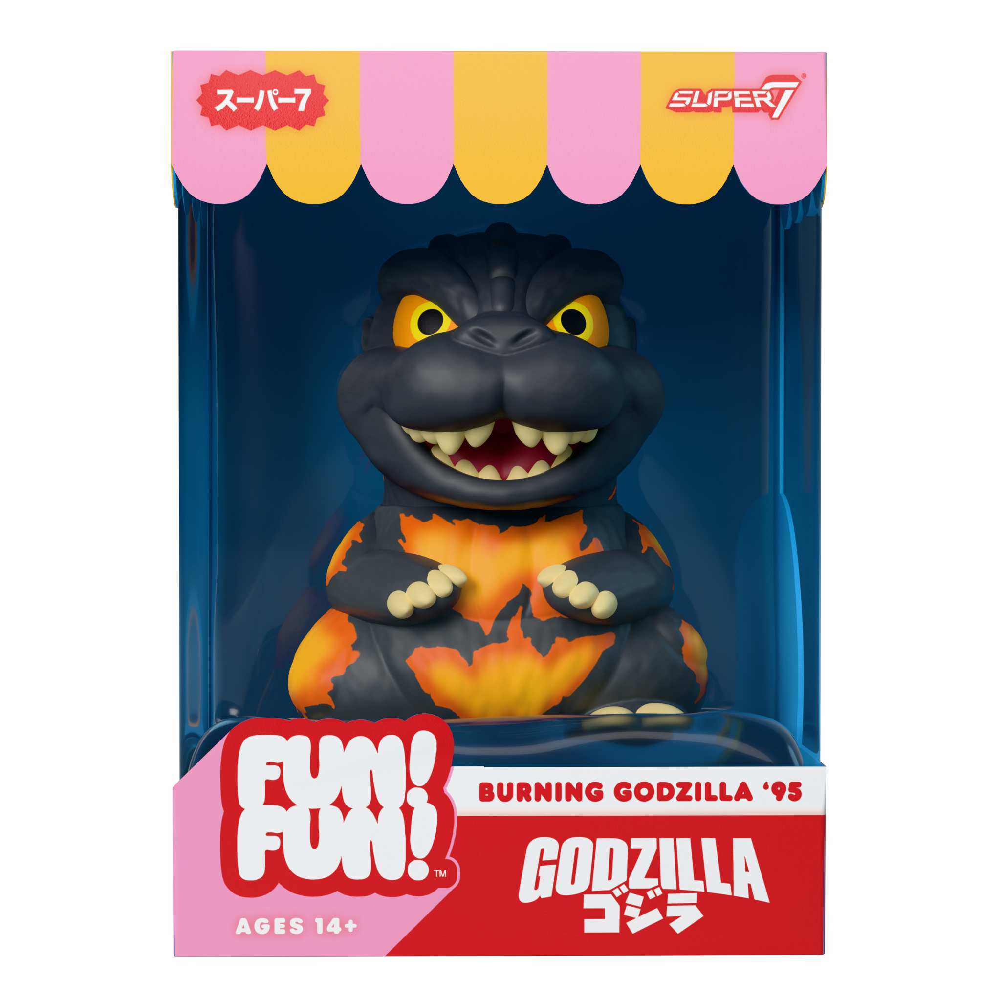 Super7 Toho Fun Fun Burning Godzilla figurina vinil 13cm