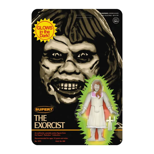Super7 Exorcist ReAction Regan Monster Glow figurina