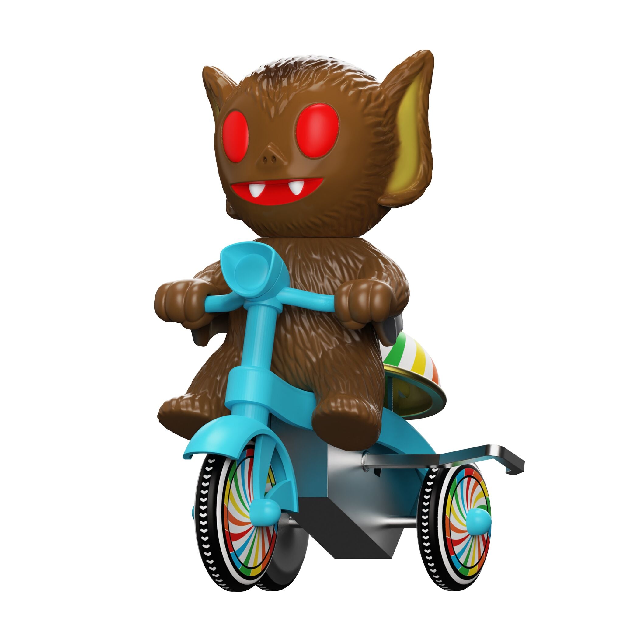 Super7 Super Cycles Bat Boy figurina tricicleta maro cu albastru