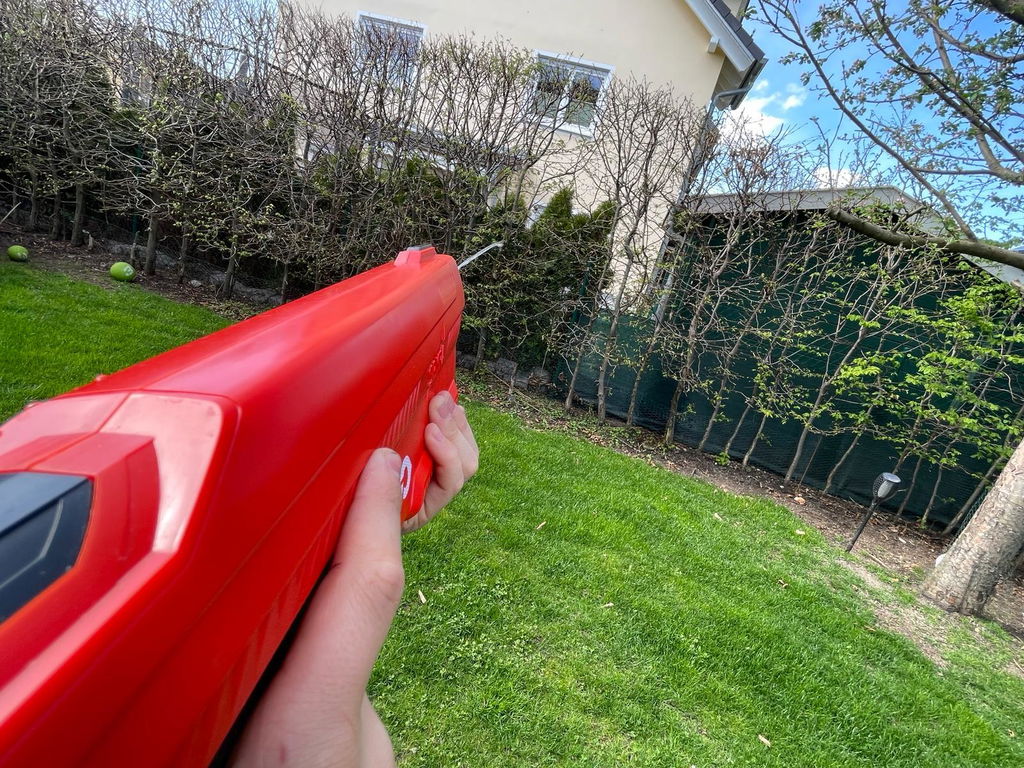 SpyraGO pistol apa compact albastru ploaie usoara