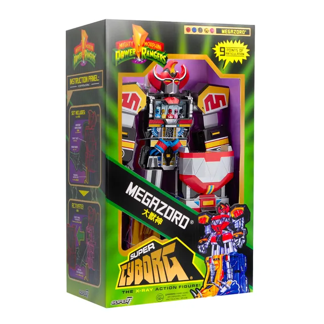 Super7 Super Cyborg Megazord Original figurina 28 cm