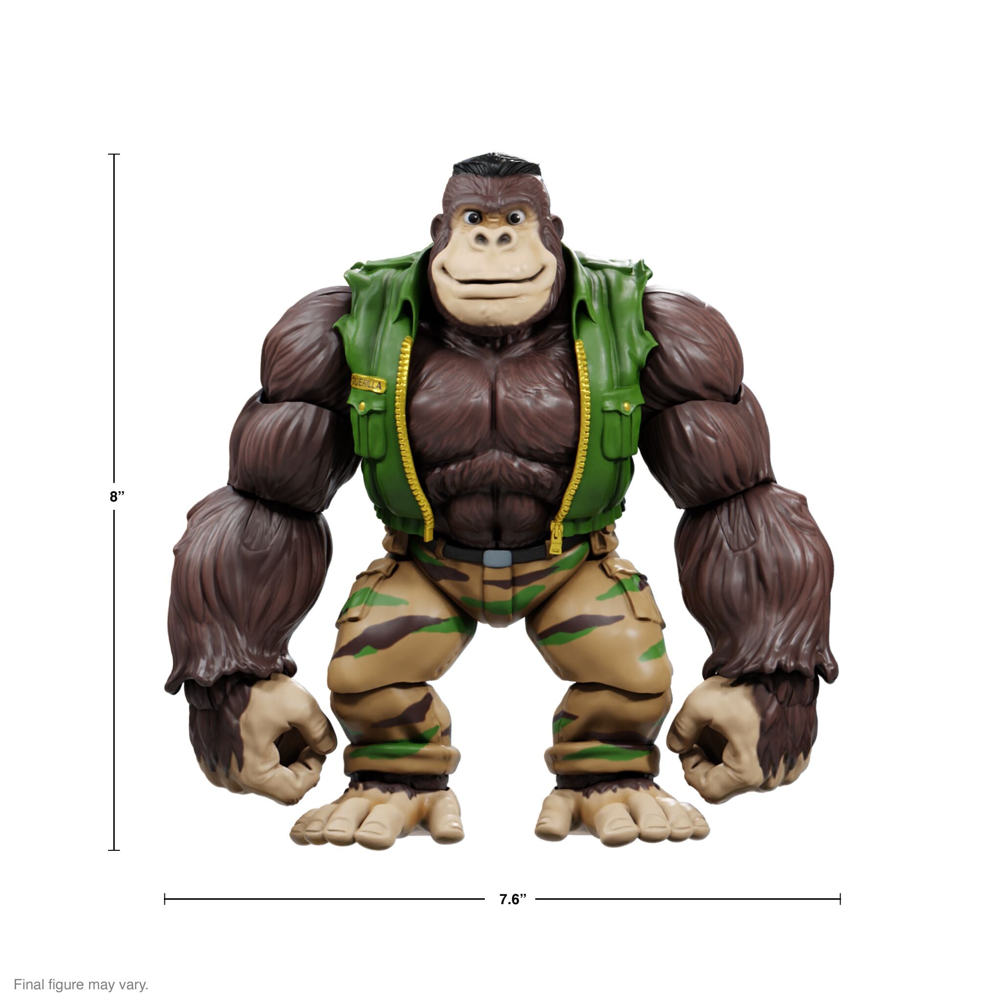 Super7 TMNT Ultimates W7 Guerrilla Gorilla figurina