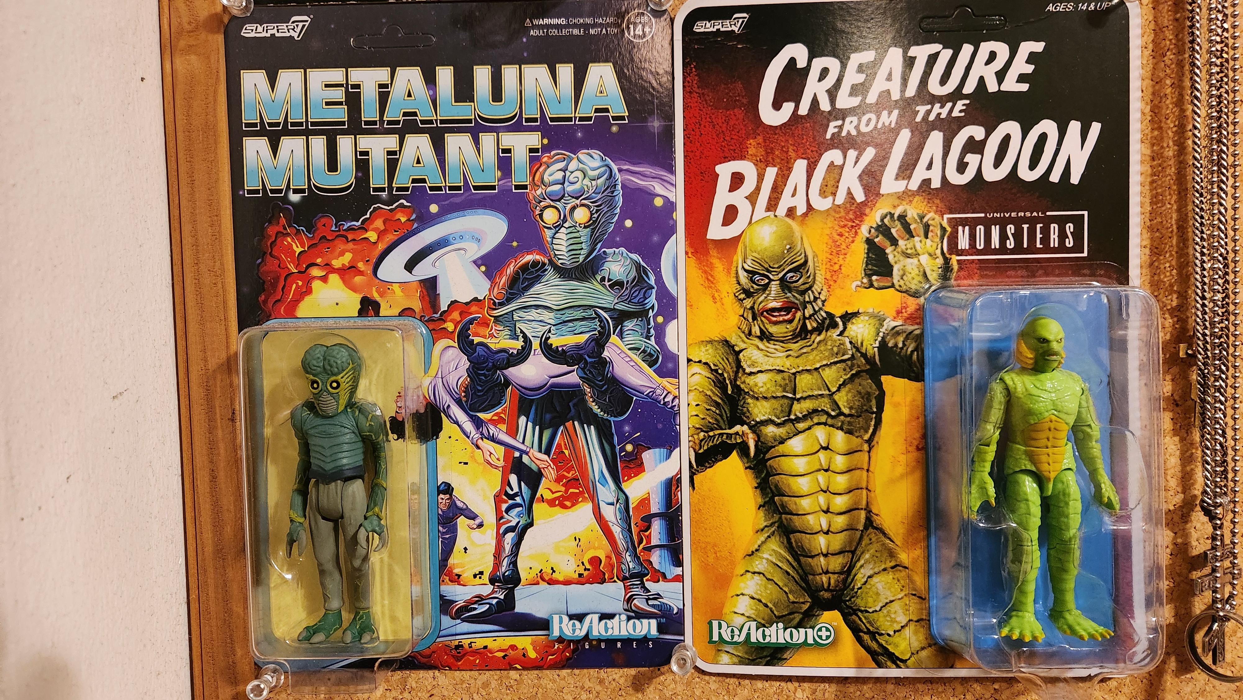 Super7 ReAction+ Universal Monsters Wave 1 set 3 figurine horror