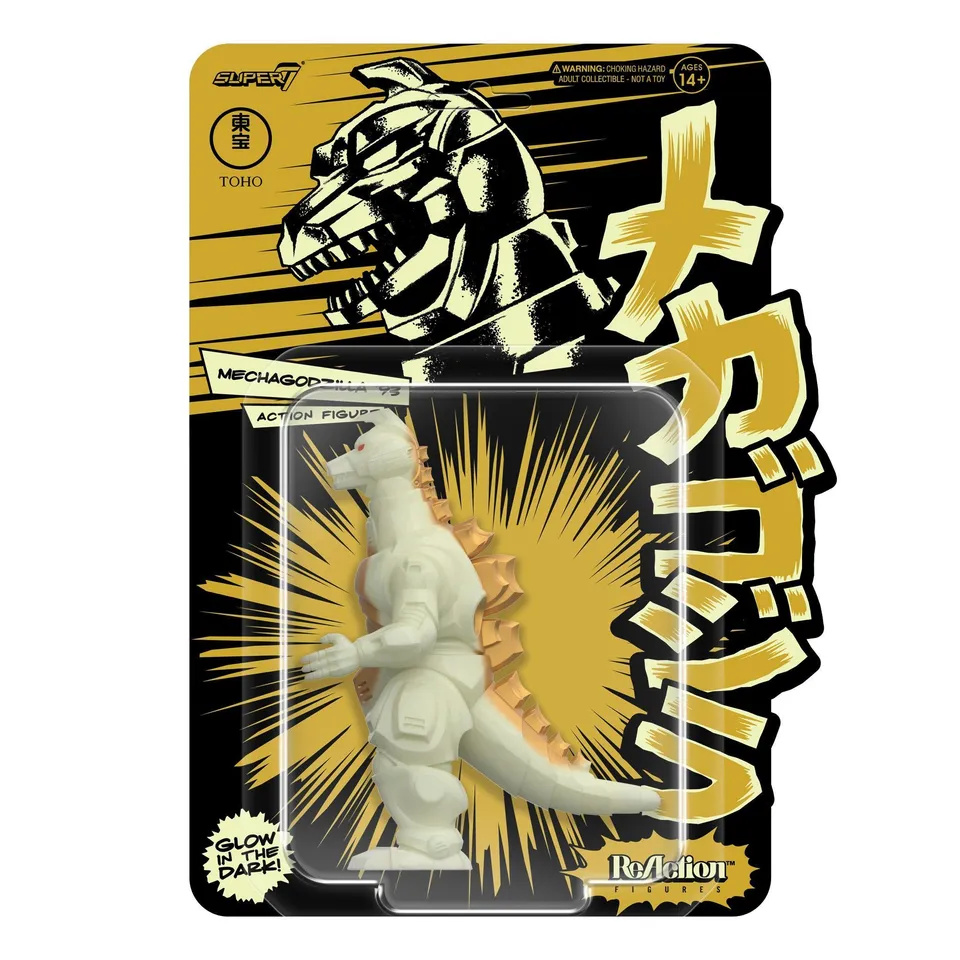 Super7 ReAction Mechagodzilla 93 figurina fosforescenta