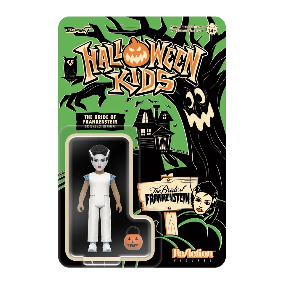 Super7 Halloween Kids ReAction Bride Frankenstein figurina