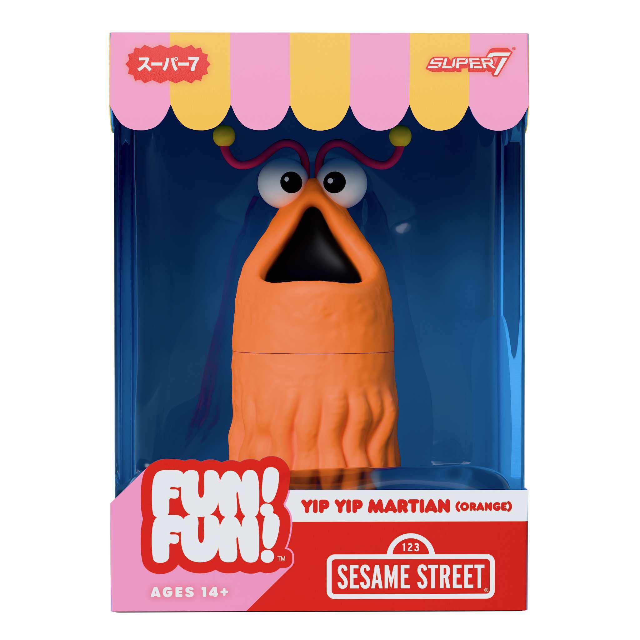 Super7 Fun Fun Yip Yip Martian figurina vinil portocaliu