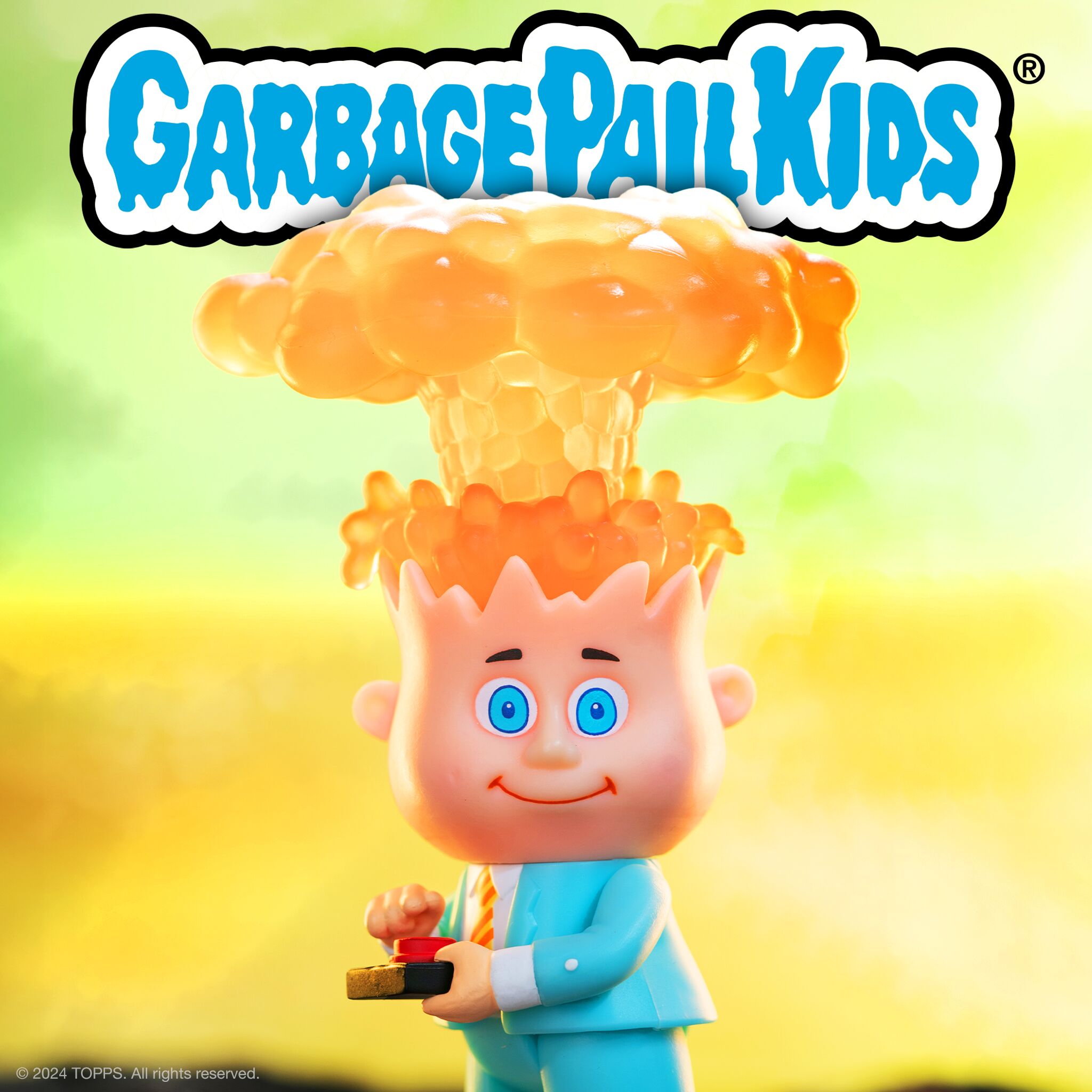 Super7 ReAction GPK Blasted Billy figurină albastru deschis