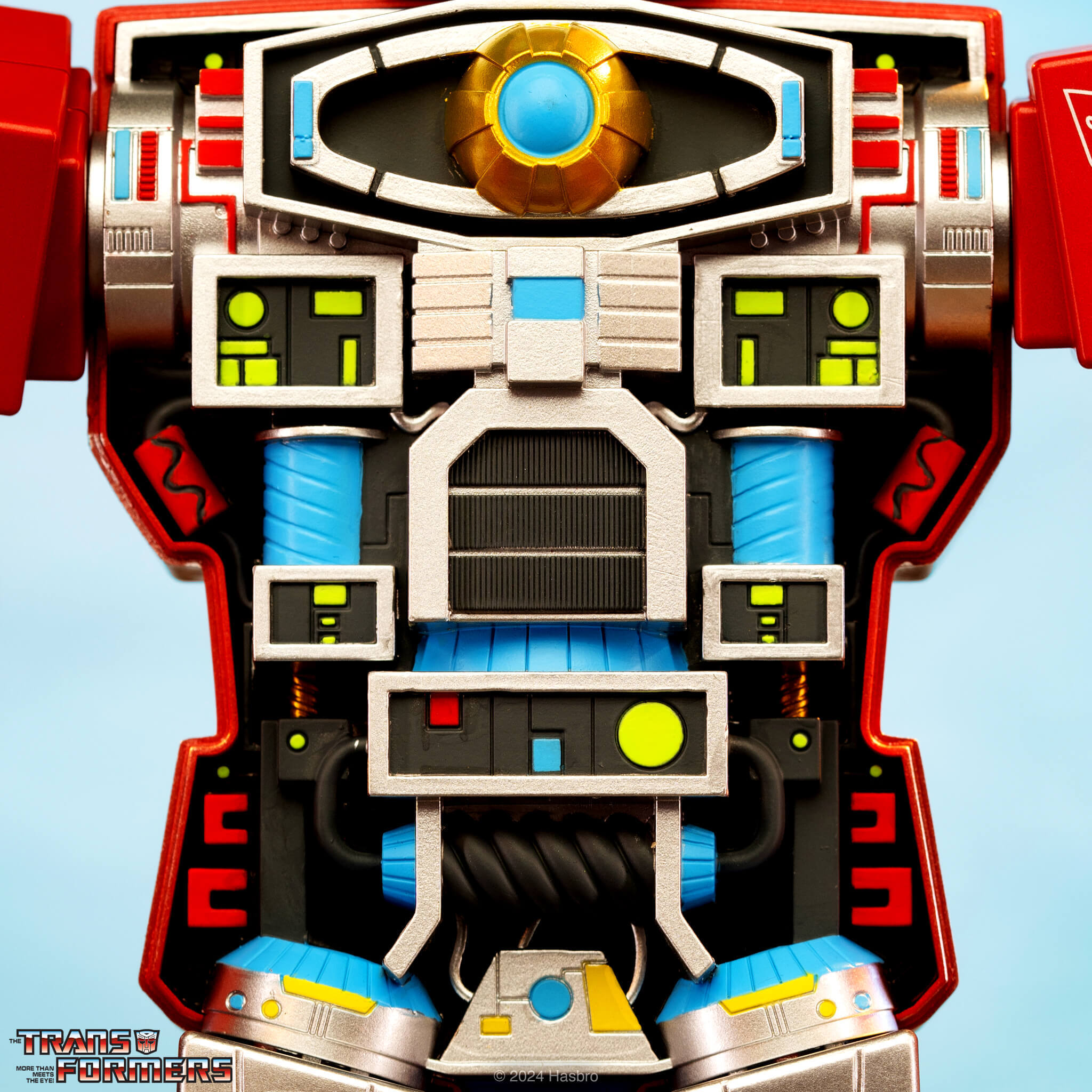 Super7 Super Cyborg Optimus Prime figurina Metallic 28 cm