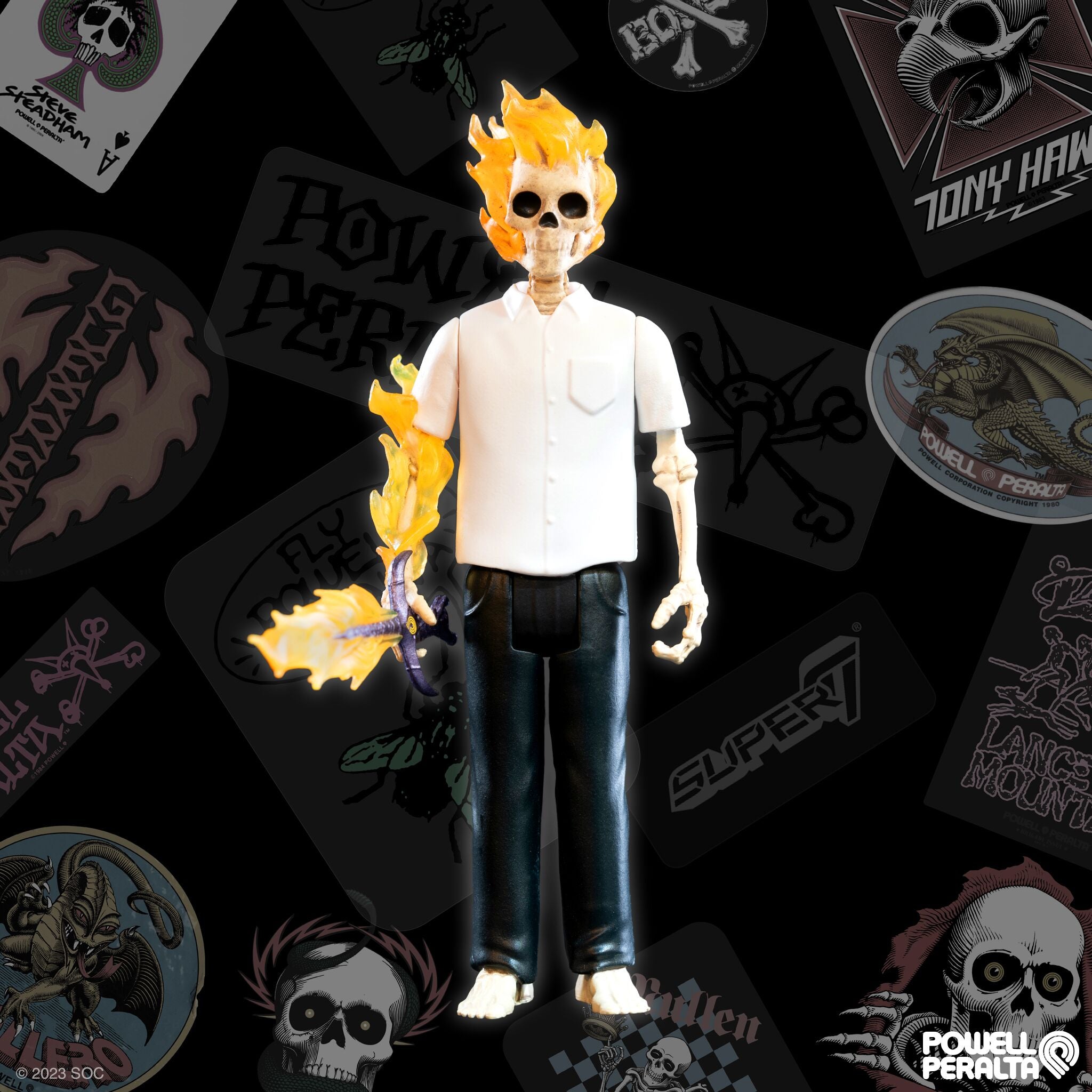 Super7 ReAction Powell Guerrero figurina skate