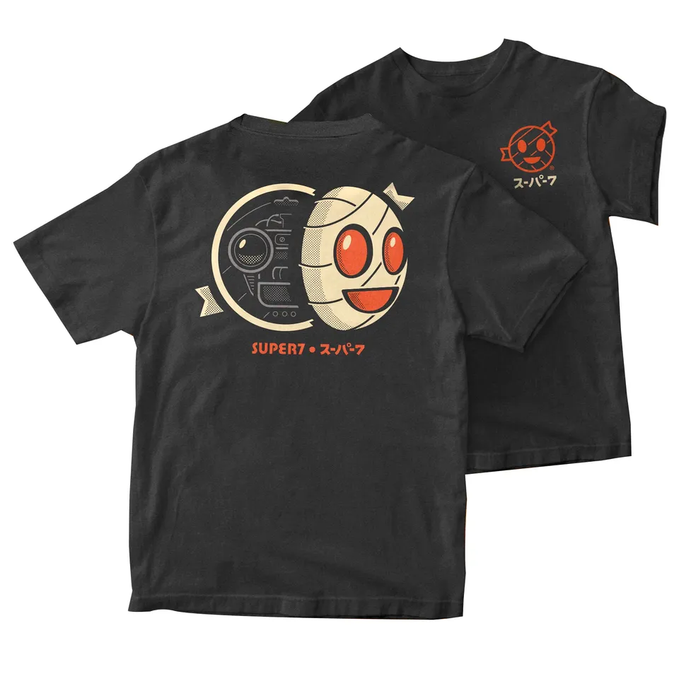 Super7 Mummy Boy Robot Face tricou negru bumbac