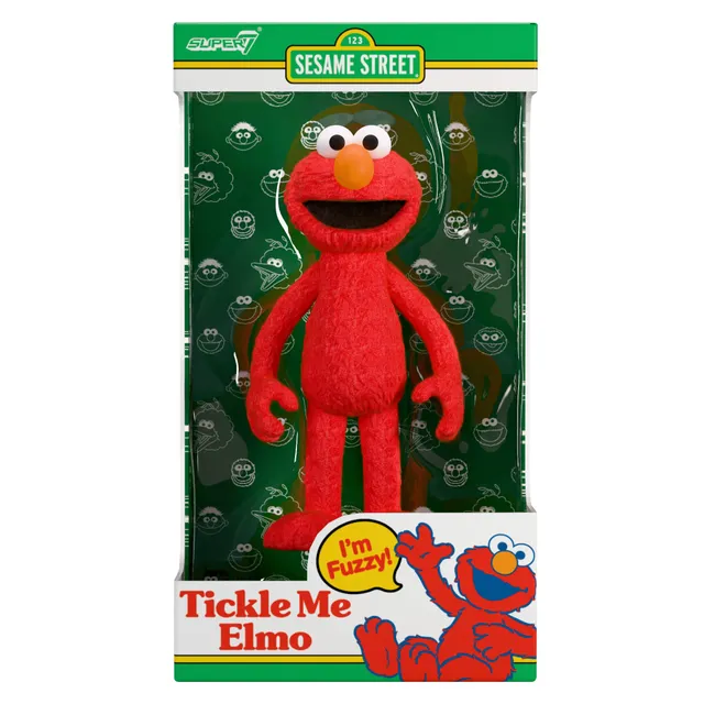 Super7 Sesame Street Elmo figurina Tickle Me 10 cm