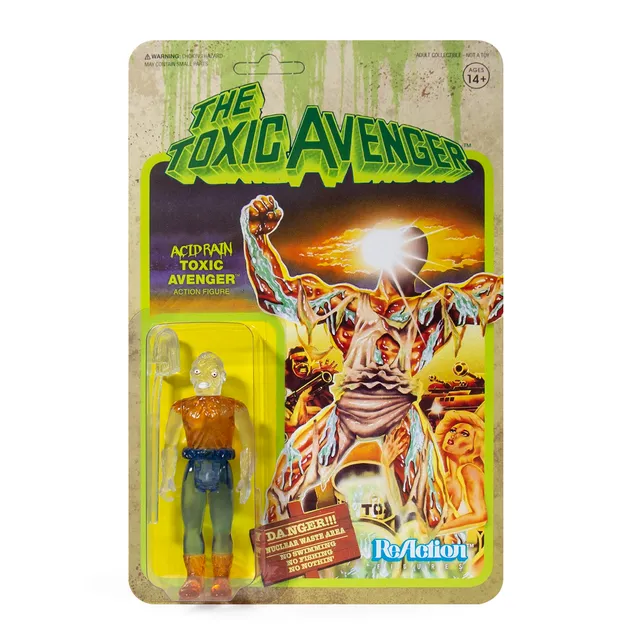 Super7 ReAction Toxic Avenger Acid Rain figurină transparentă