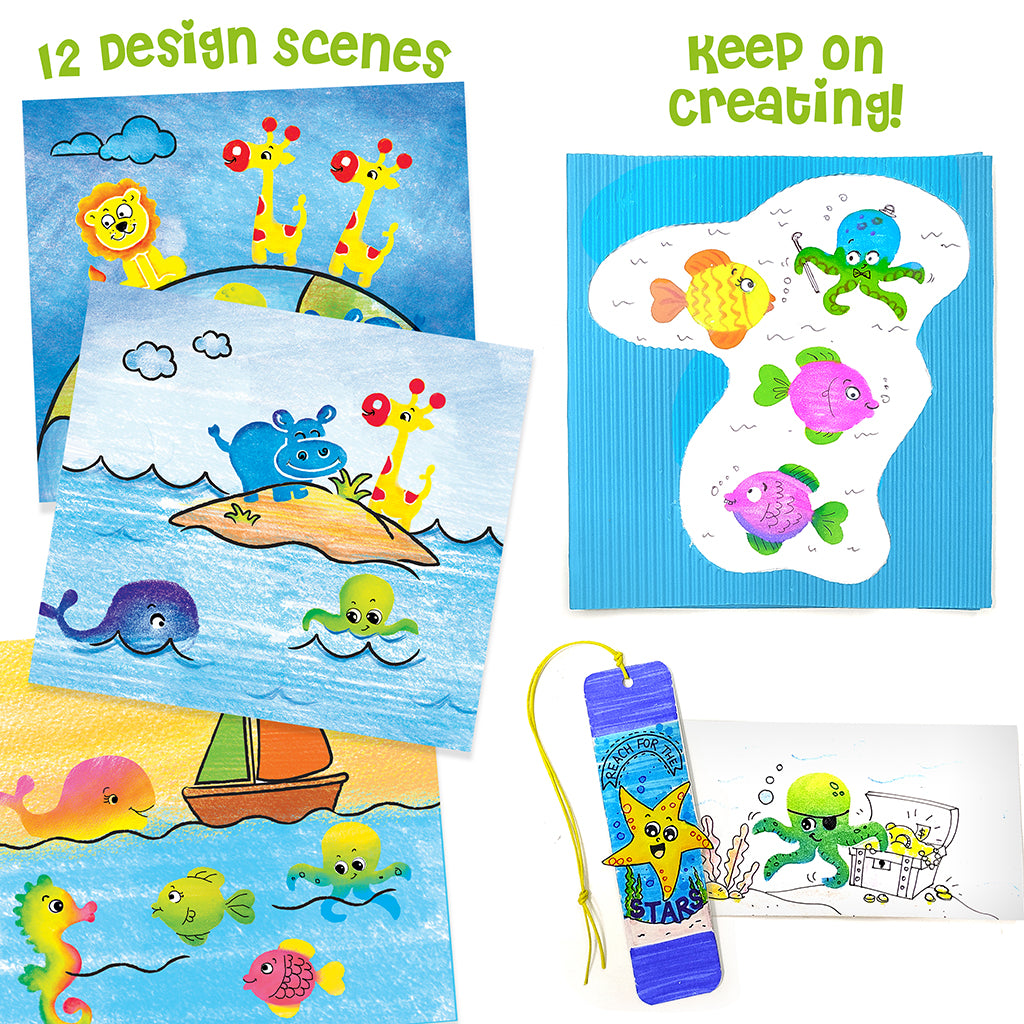 Imagimake Stamp Art set ștampile animale 3+ ani