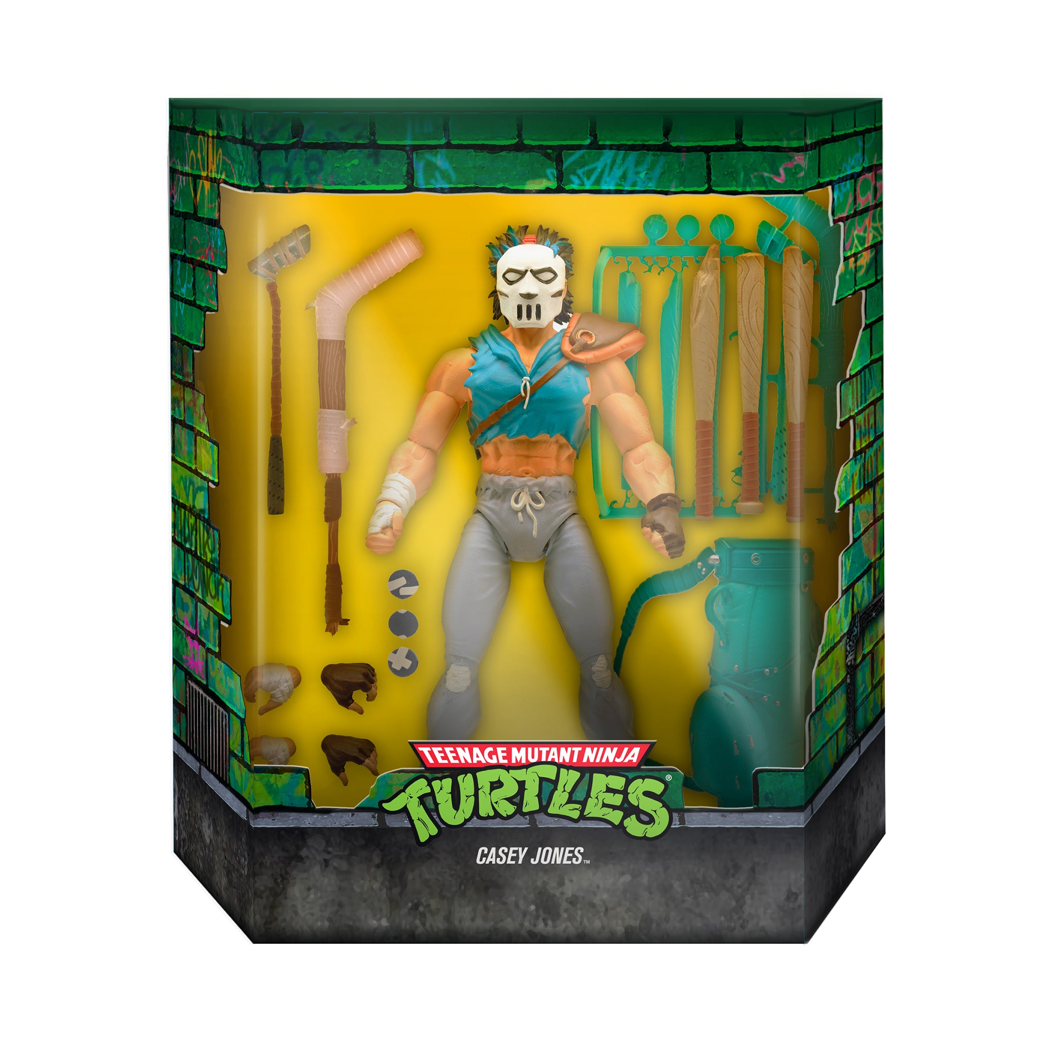 Super7 TMNT Ultimates Casey Jones figurina 7" accesorii