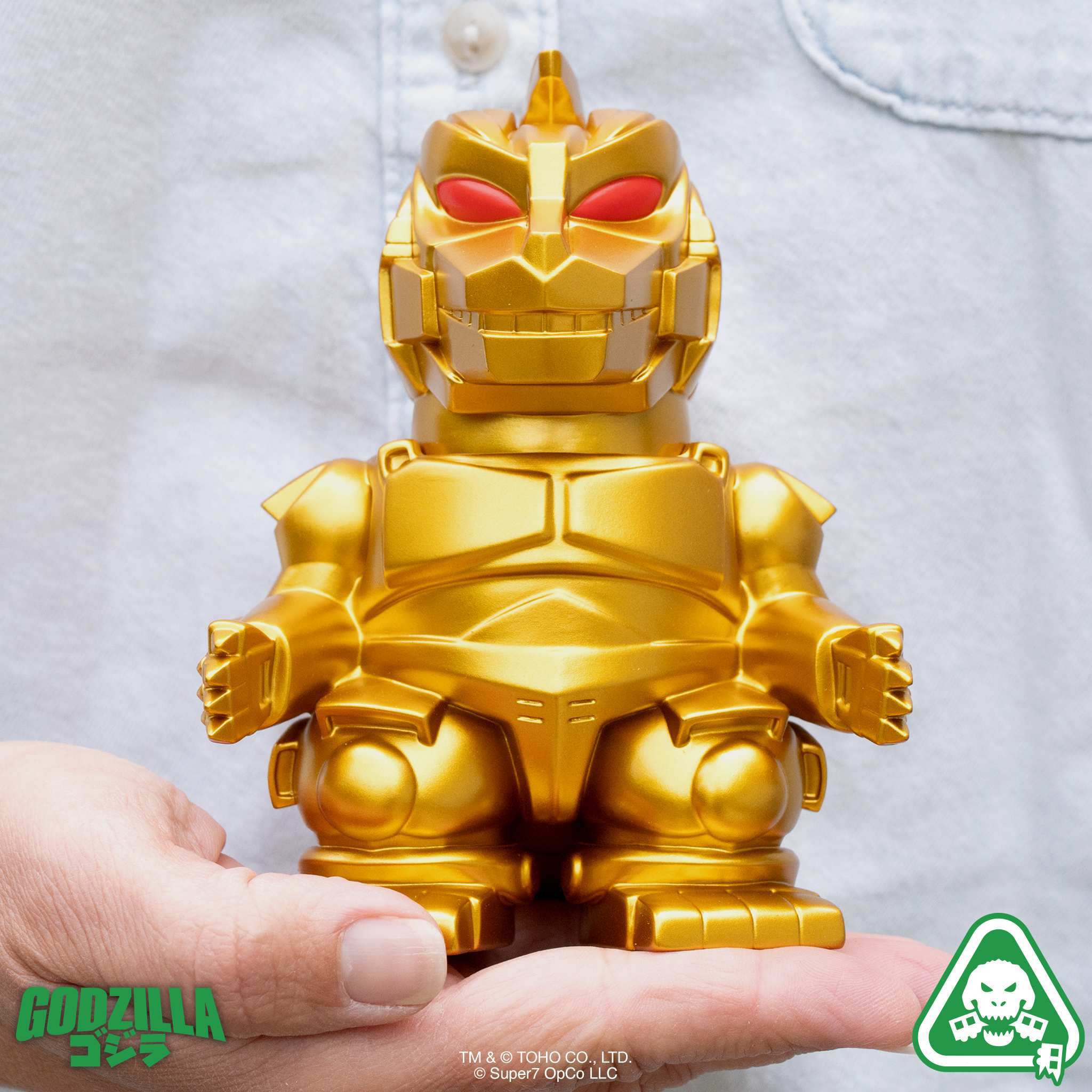 Super7 Toho FUN! FUN! Mechagodzilla figurina vinil auriu 5 inch