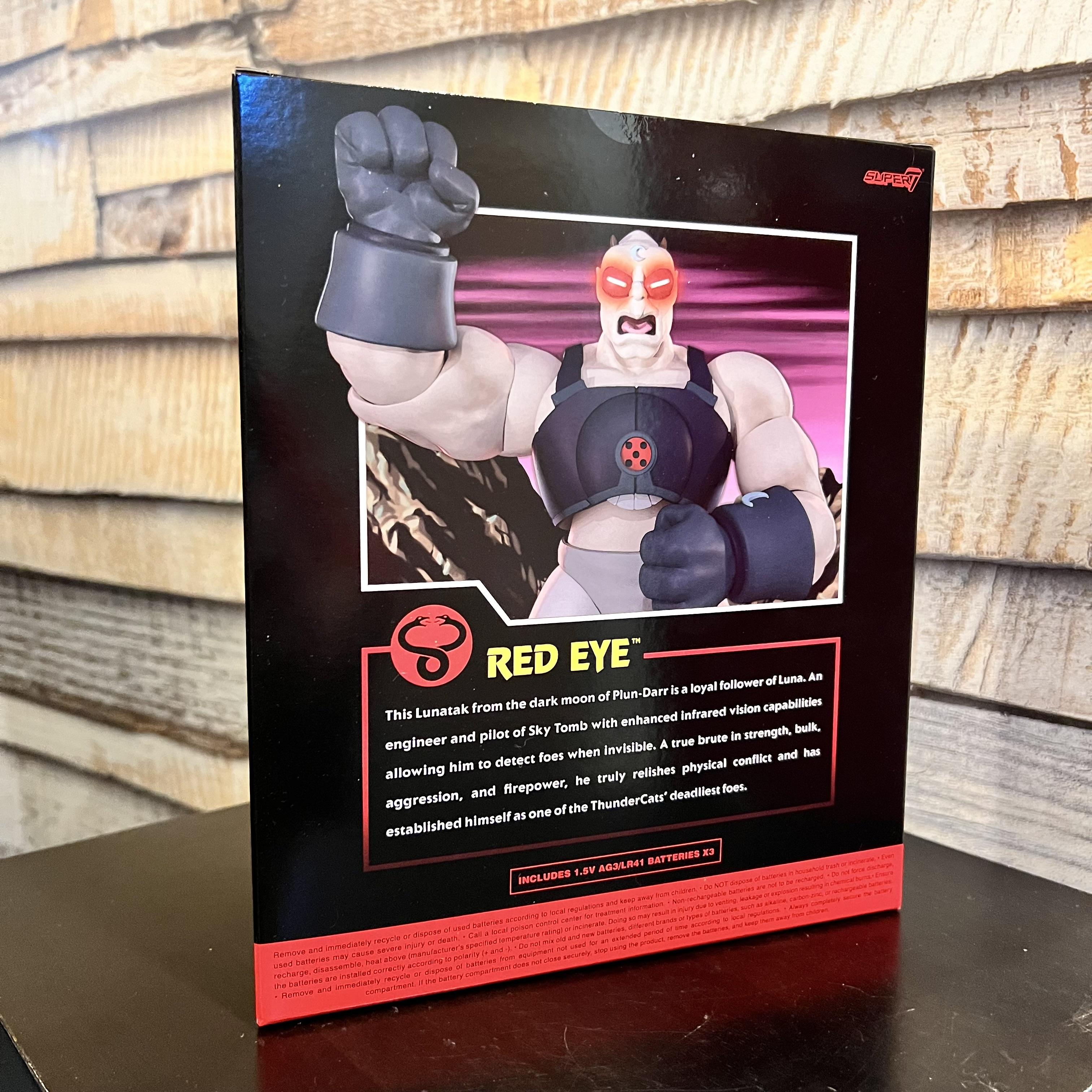 Super7 ThunderCats ULTIMATES Red Eye Wave 14 figurina LED