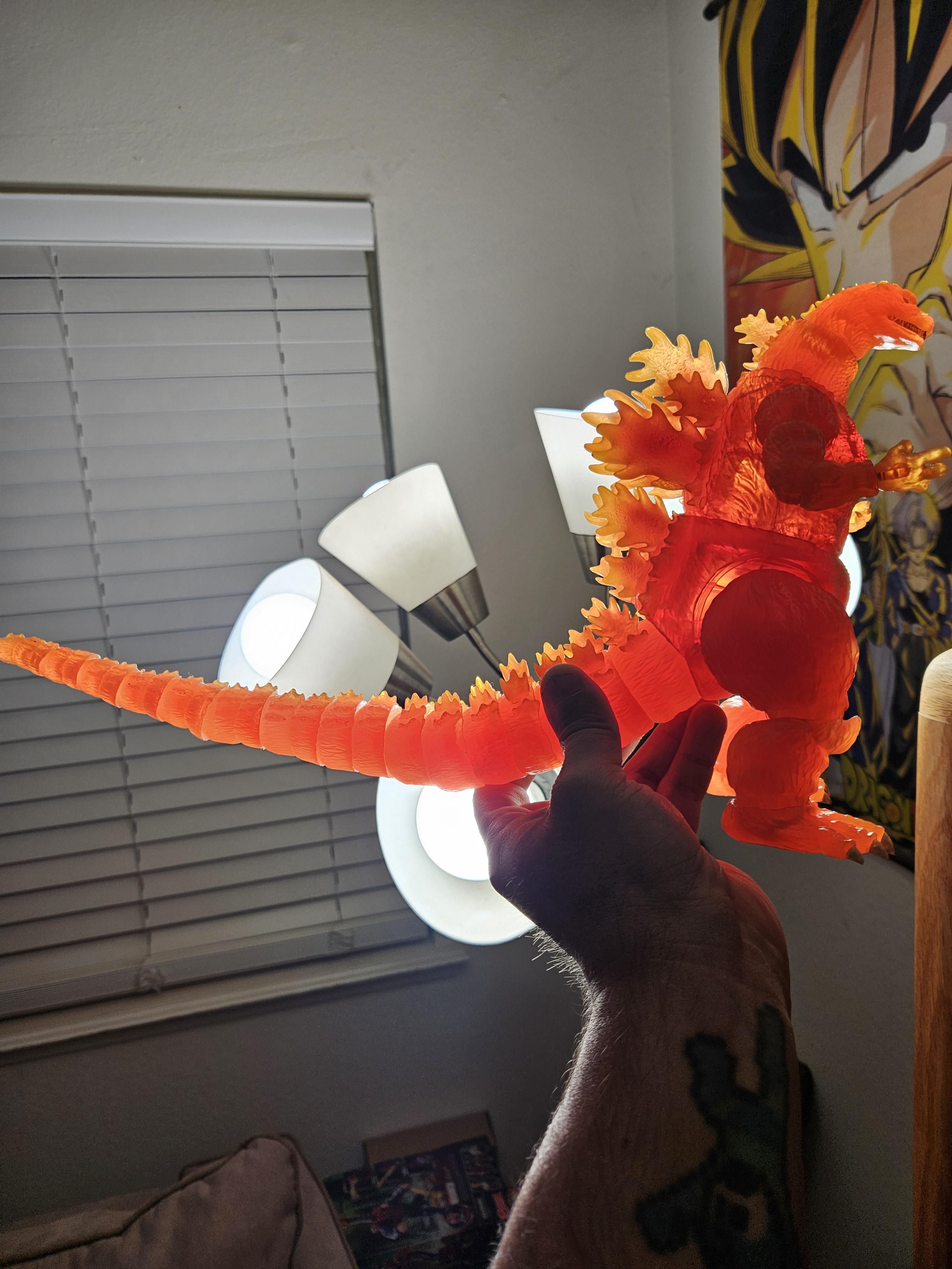 Toho ULTIMATES Blazing Godzilla 1200 figurina portocaliu 20 cm